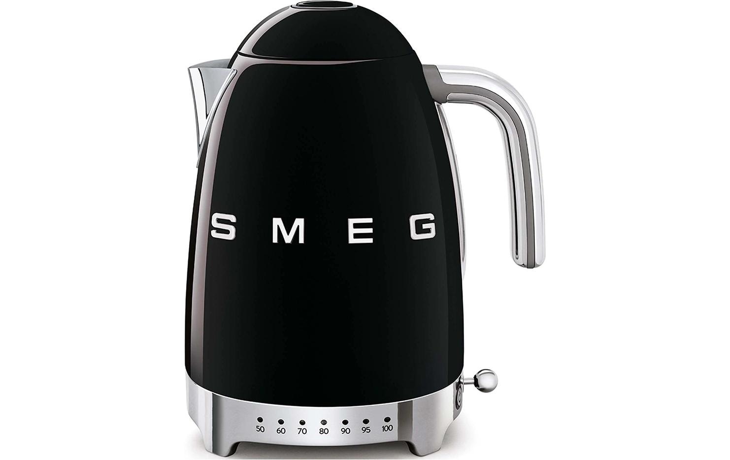 Smeg, Wasserkocher »KLF04PGEU« 1,7 l 2400 W, schwarz glan, Einheitsgröße, Wasserkocher