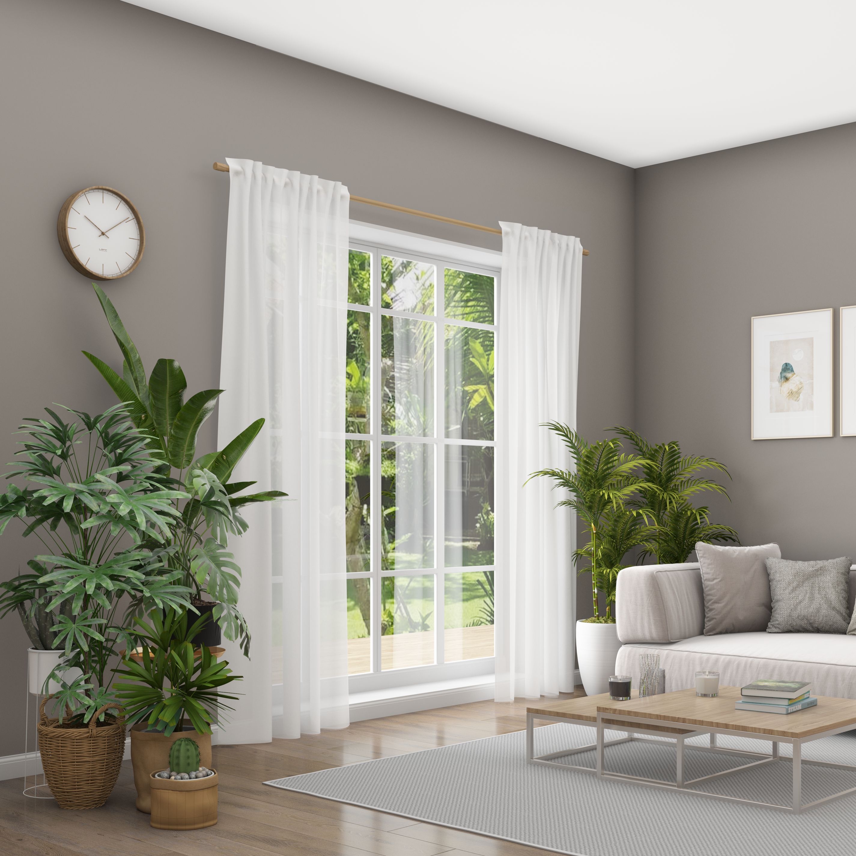 Neutex for you Vorhang "Kiss" verdeckte Schlaufen 1 Stk. tlg. Schal mit verdeckten Schlaufen, Breite 142 cm, nach Mass