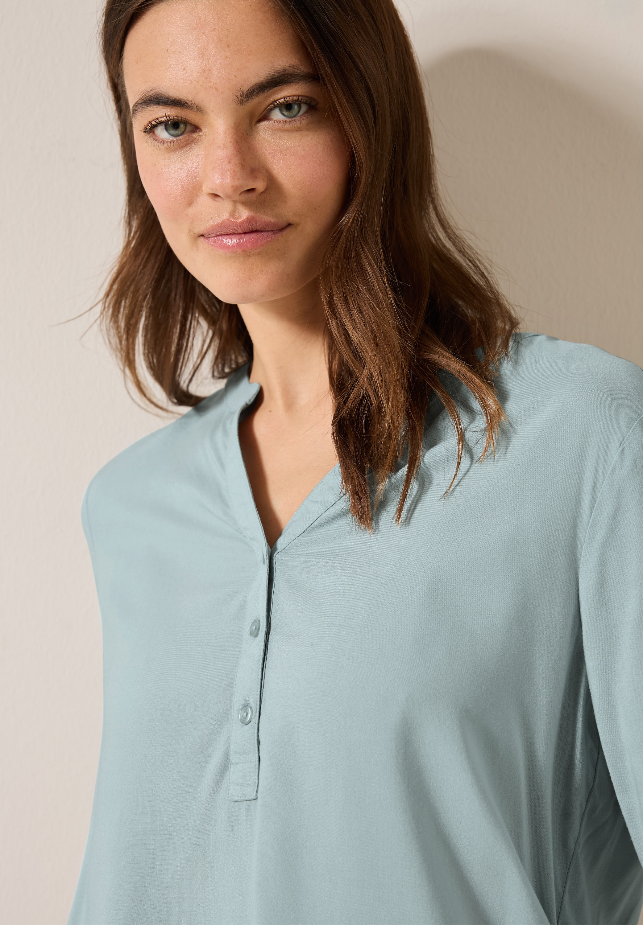 Cecil Klassische Bluse, in Unifarbe