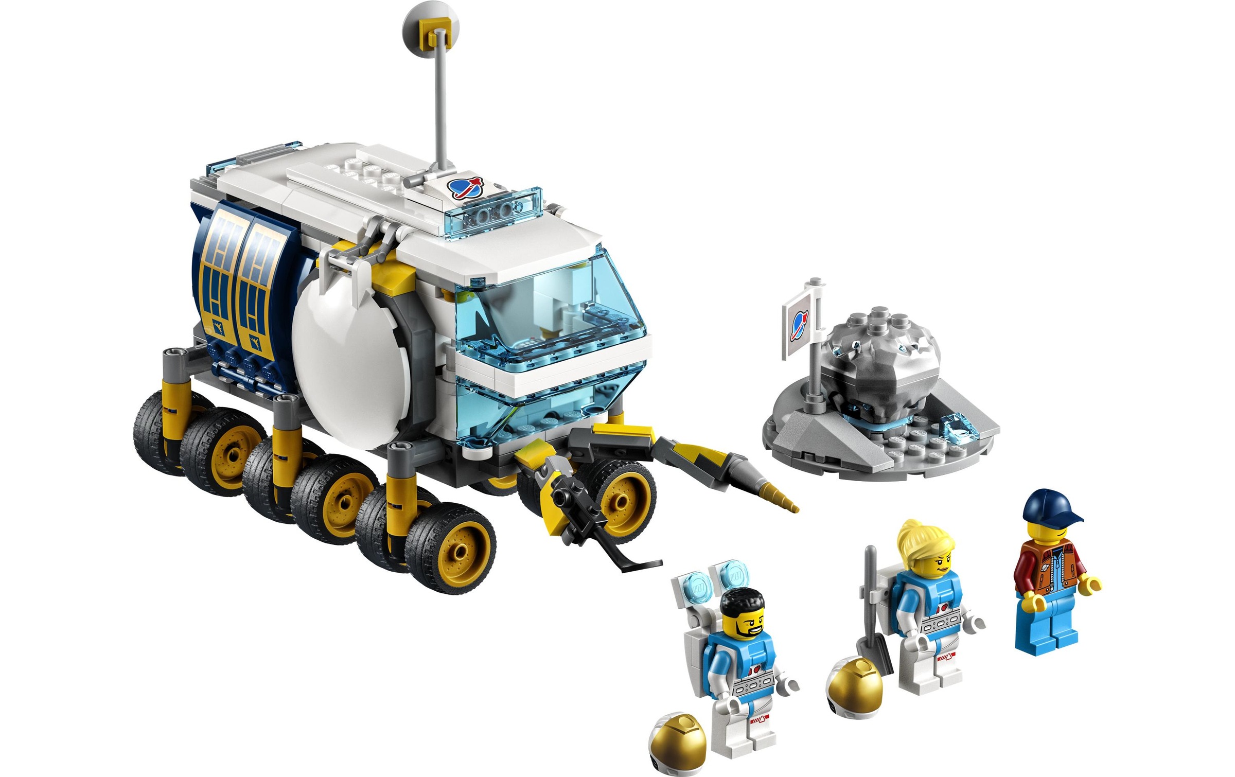 LEGO® Spielbausteine »LEGO City Mond-Rover 60348«, (275 St.)