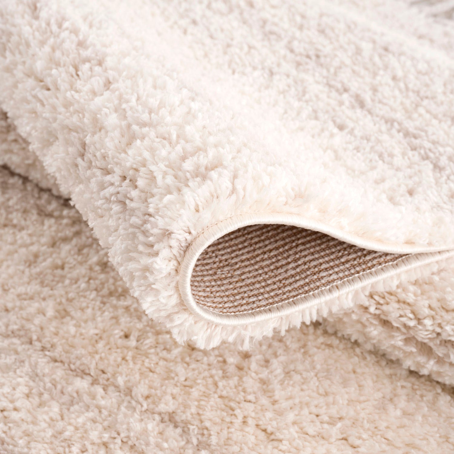 Carpet City Hochflor-Teppich »Pulpy 524«, rechteckig, 30 mm Höhe, besonders weich, mit Fransen, Meliert