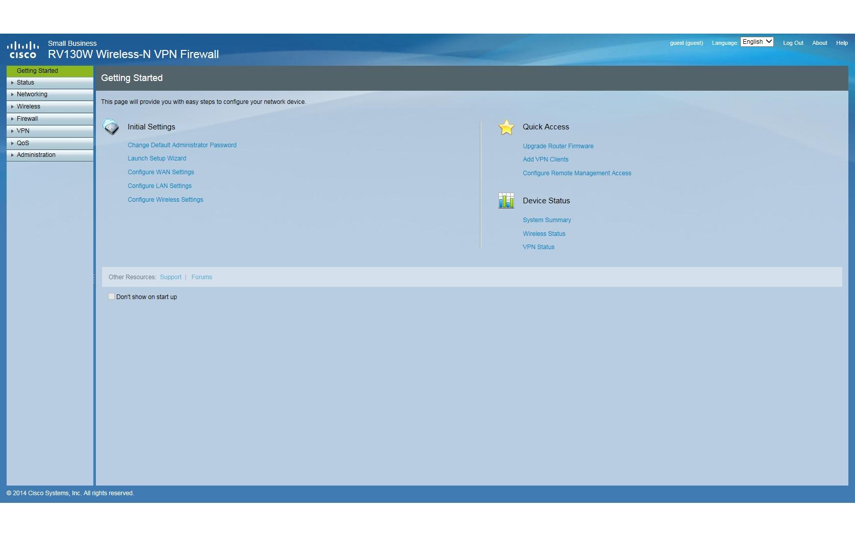 Cisco VPN-Router »RV130W-WB-E-K9-G5«