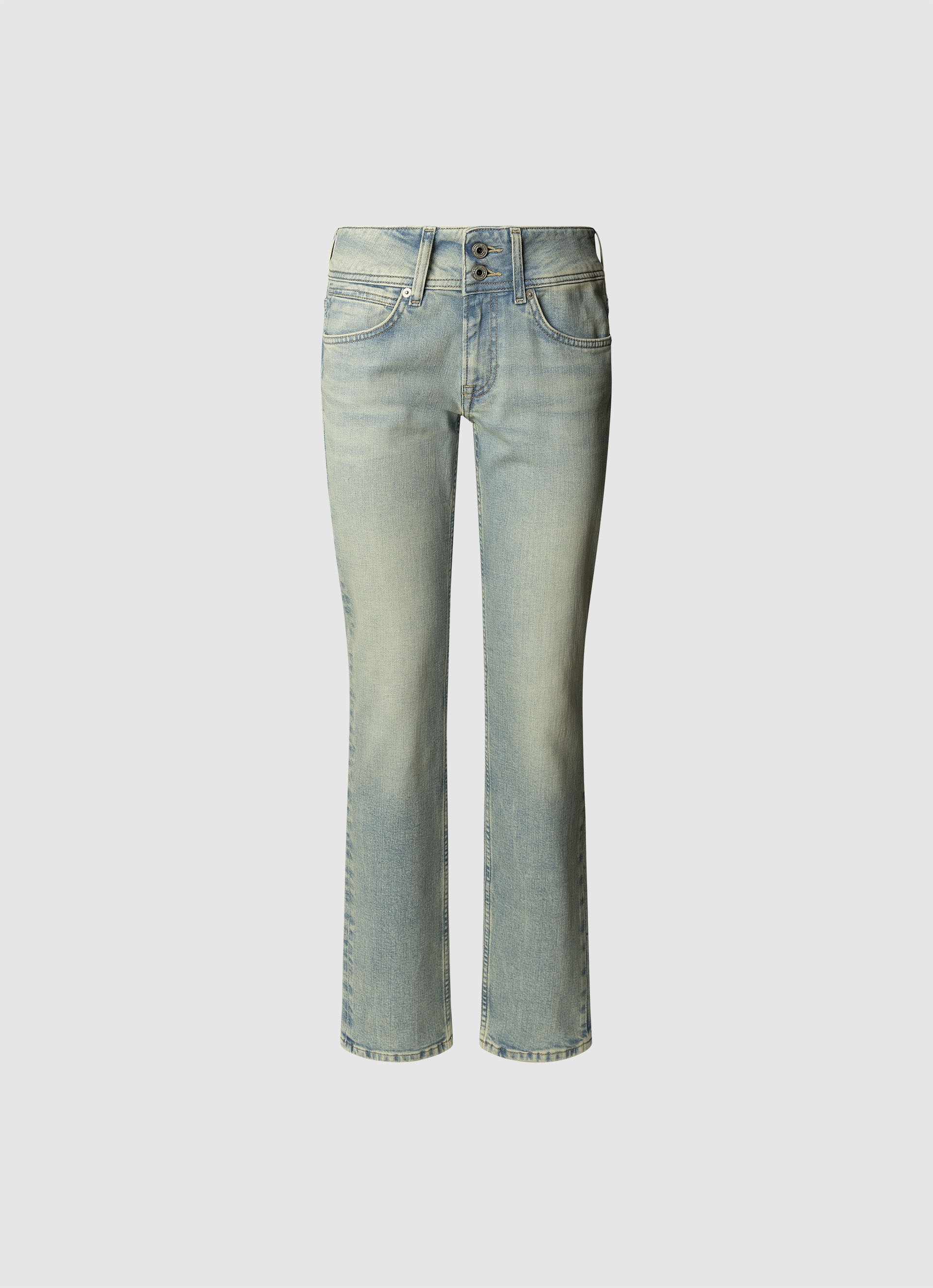 Pepe Jeans Slim-fit-Jeans »SLIM JEANS LW« mit doppeltem Knopfverschluss