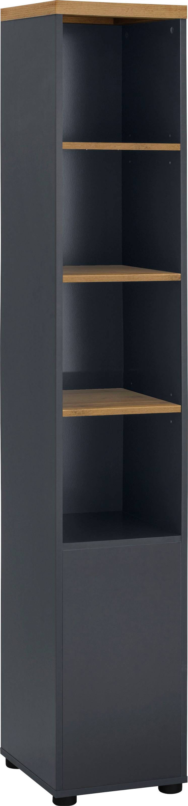 Badmöbel GERMANIA Midischrank Jelmoli-Versand »Loria«, mit kaufen Schublade verstellbaren offenen Fächern, Einlegeboden online | und