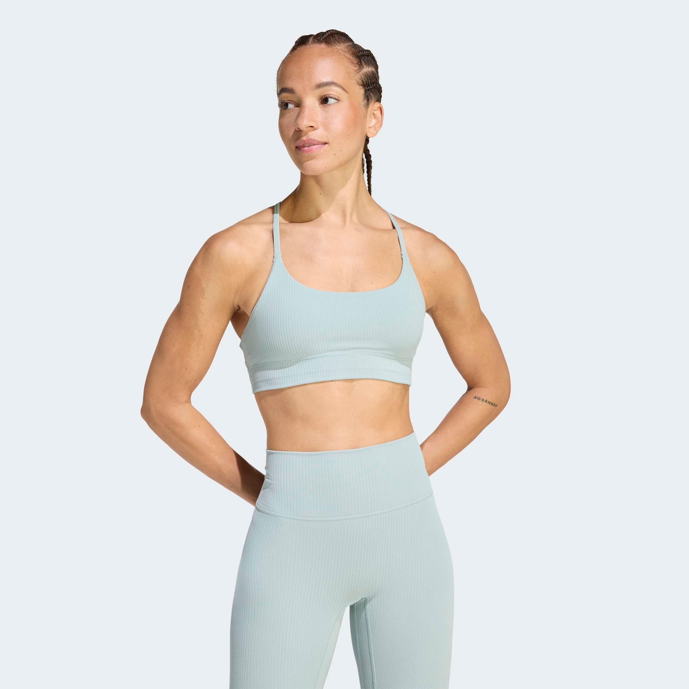 adidas Performance Sport-BH "ADIDAS ALL ME LIGHT SUPPORT RIB BRA LONGLINE"