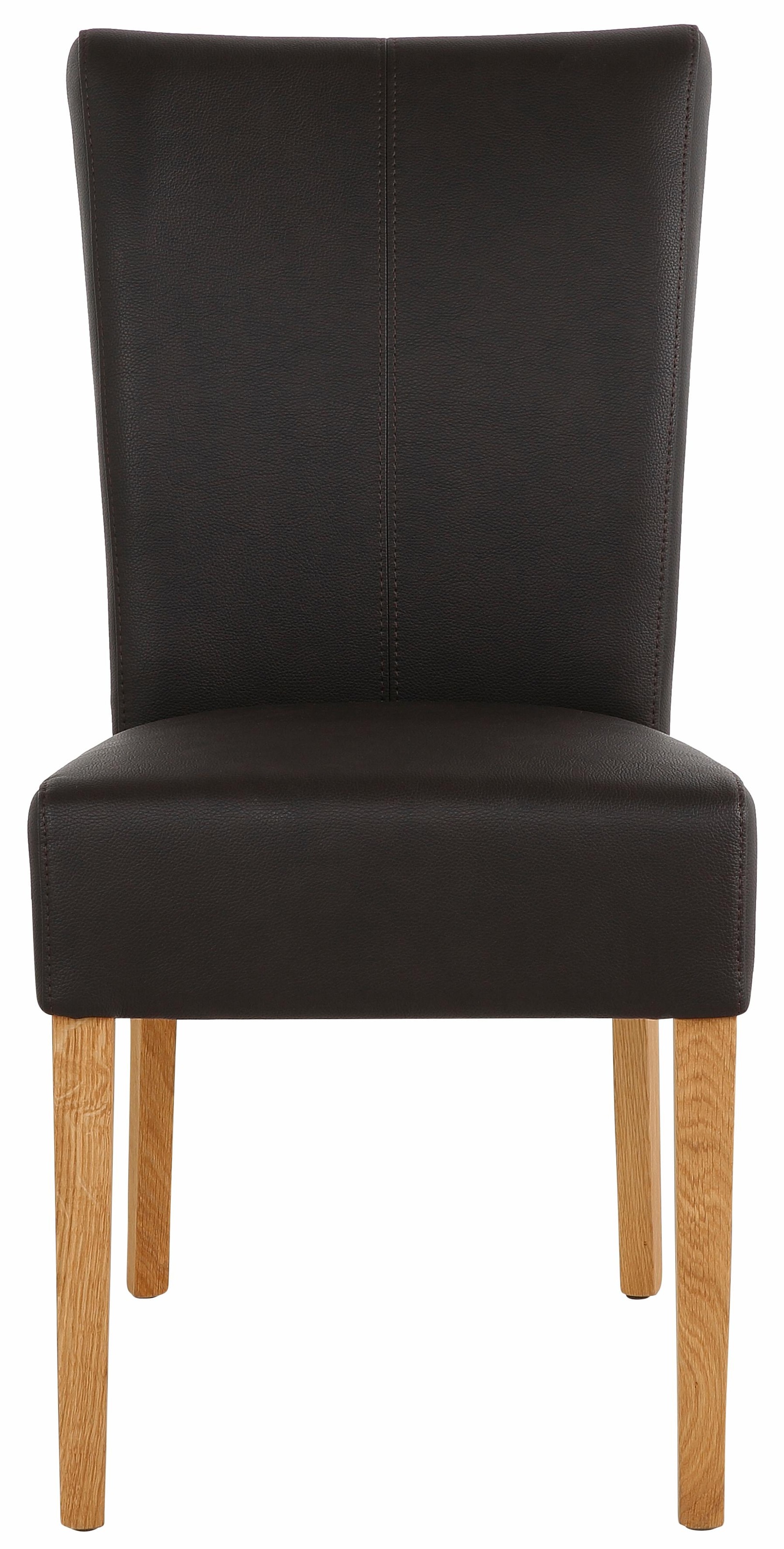 Home affaire Esszimmerstuhl »Queen Polsterstuhl BESTSELLER«, (Set), 2 St., Kunstleder, verschiedene Bezüge, Gestell Massivholz