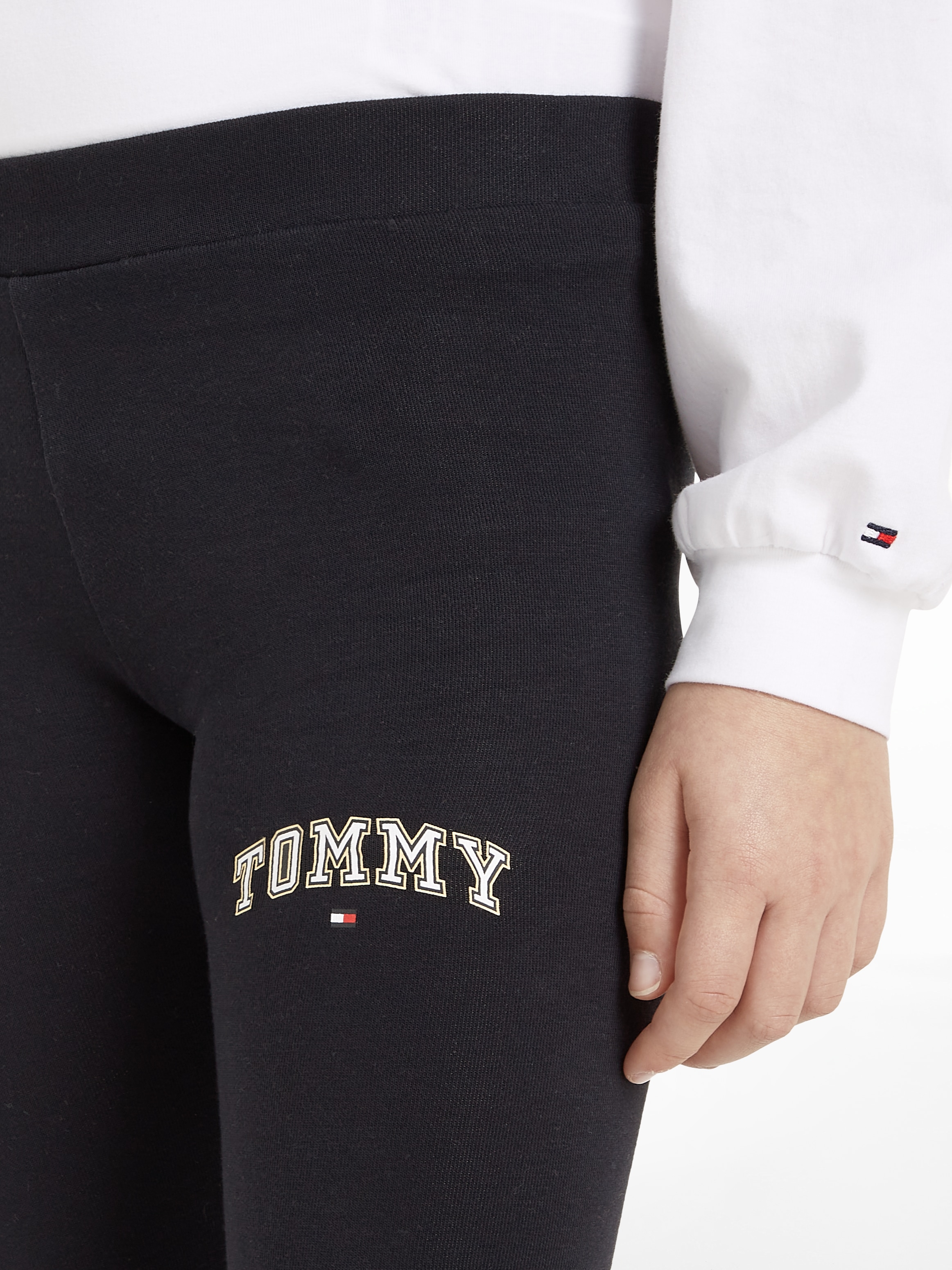 Tommy Hilfiger Leggings »VARSITY FITTED LEGGING«, Kinder bis 16 Jahre mit Logoschriftzug