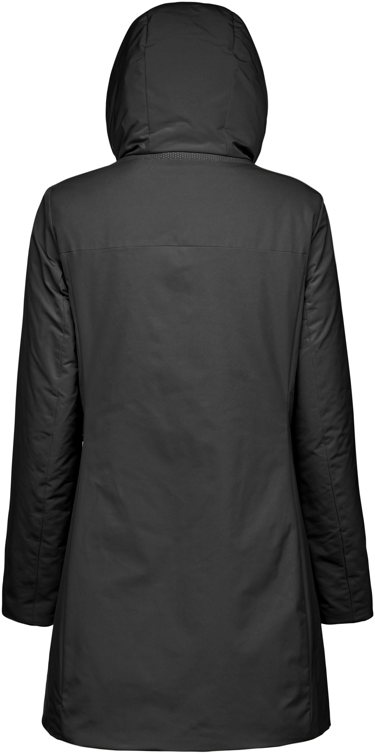 Geox Langjacke »SPHERICA«, mit Kapuze, mit Kapuze, Reissverschlusstaschen, verdeckter Reissverschluss & Drucker