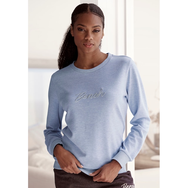 Bench. Sweatshirt »-Loungeshirt«, mit glänzender Logostickerei, Loungewear,  Loungeanzug online bestellen bei Jelmoli-Versand Schweiz