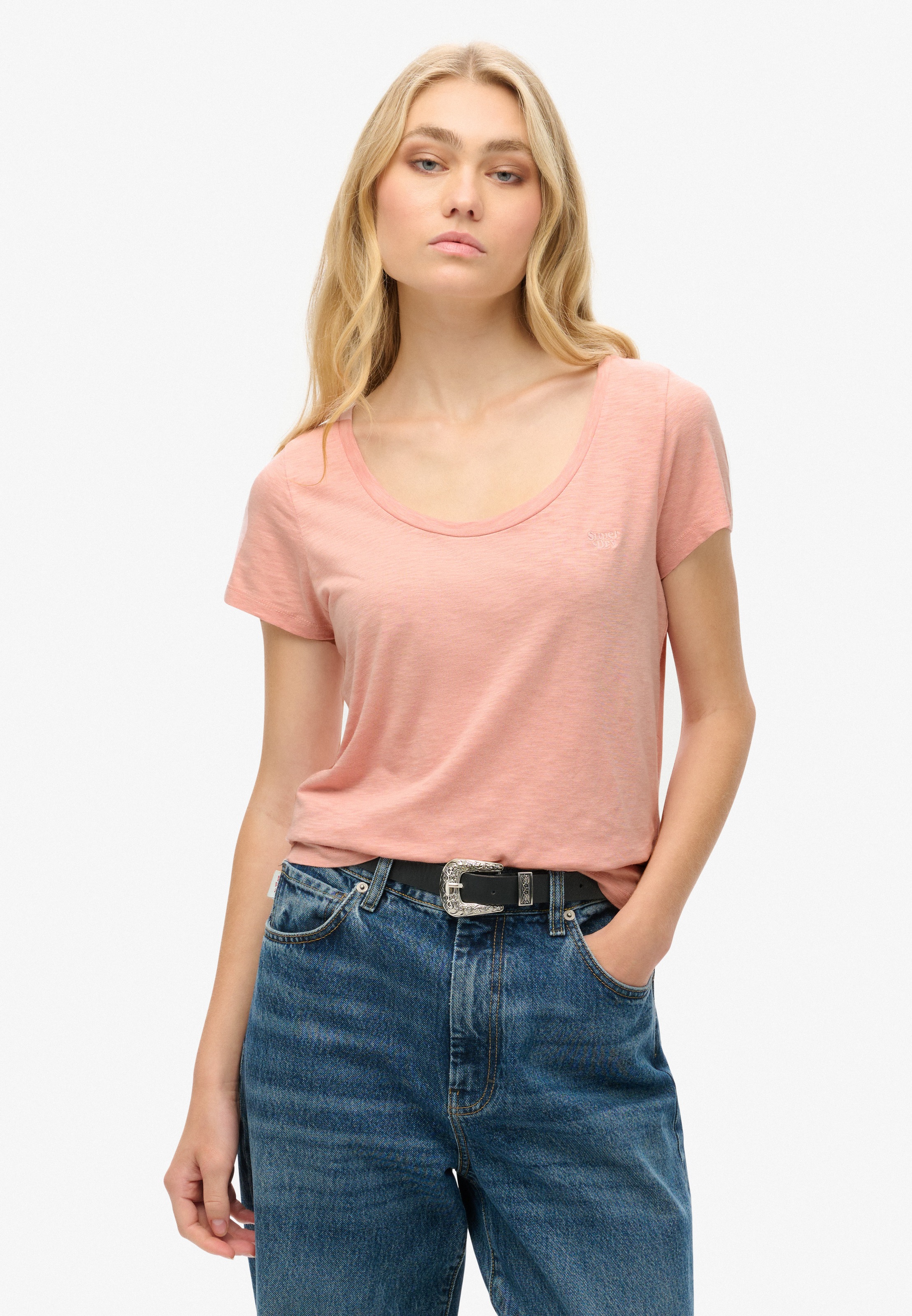 Superdry Kurzarmshirt »SCOOP NECK TEE«
