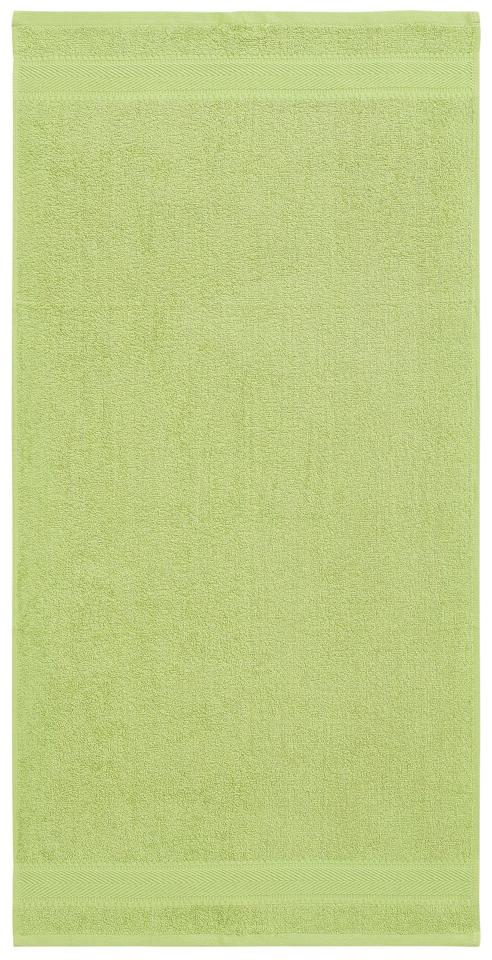 my home Handtuch Set »Afri, Duschtücher, Handtücher, Gästetücher, Seiftücher«, Set, 10 tlg., Walkfrottee, zweifarbig, 100% Baumwolle, weich, mit Bordüre