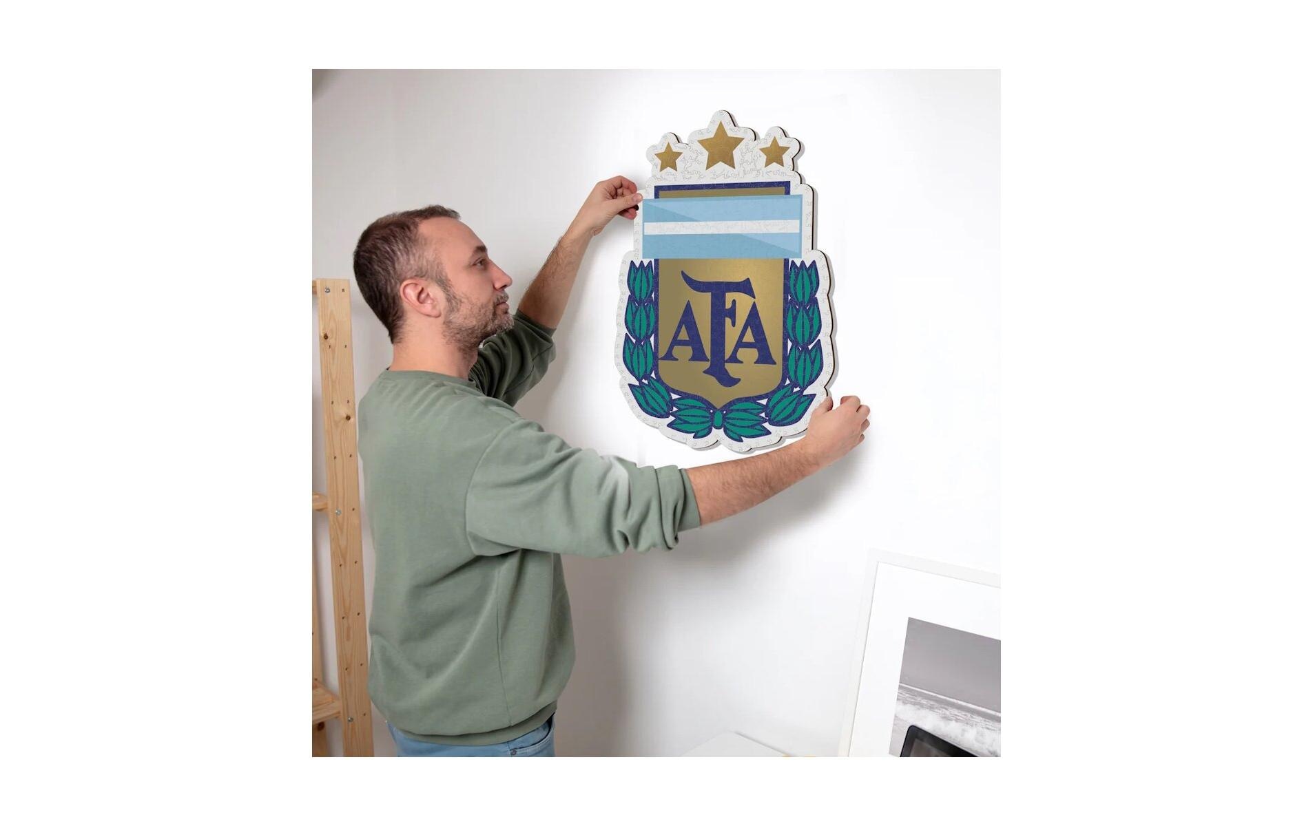 Puzzle »Iconic Nationalmanschaft Argentinien- Logo«, Holzart: Birke (Herkunftsland: China)
