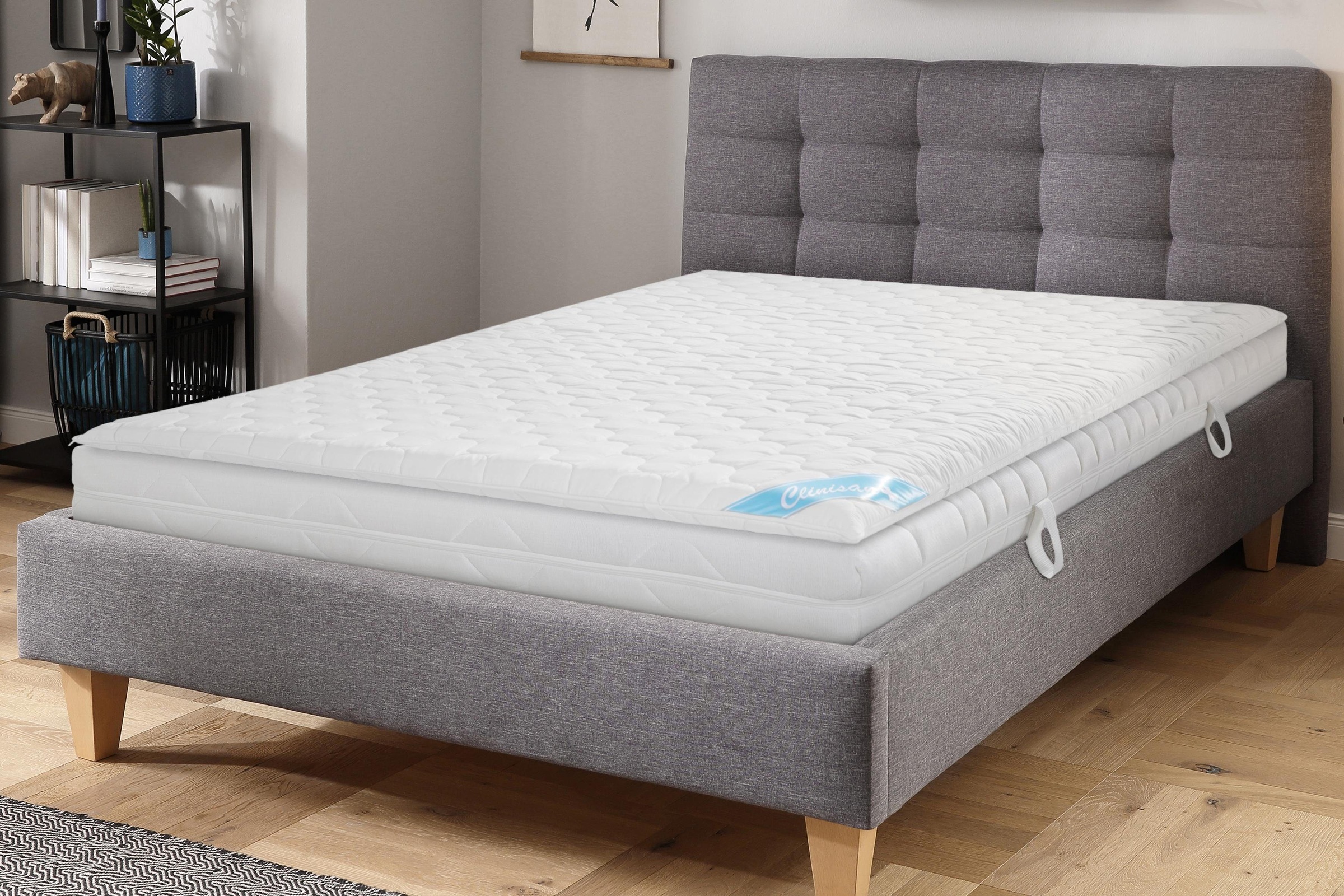 fan Topper "Komfortschaum, Clinisan Punktoflex Plus" Topper in verschiedenen Größen, druckentlastender Topper
