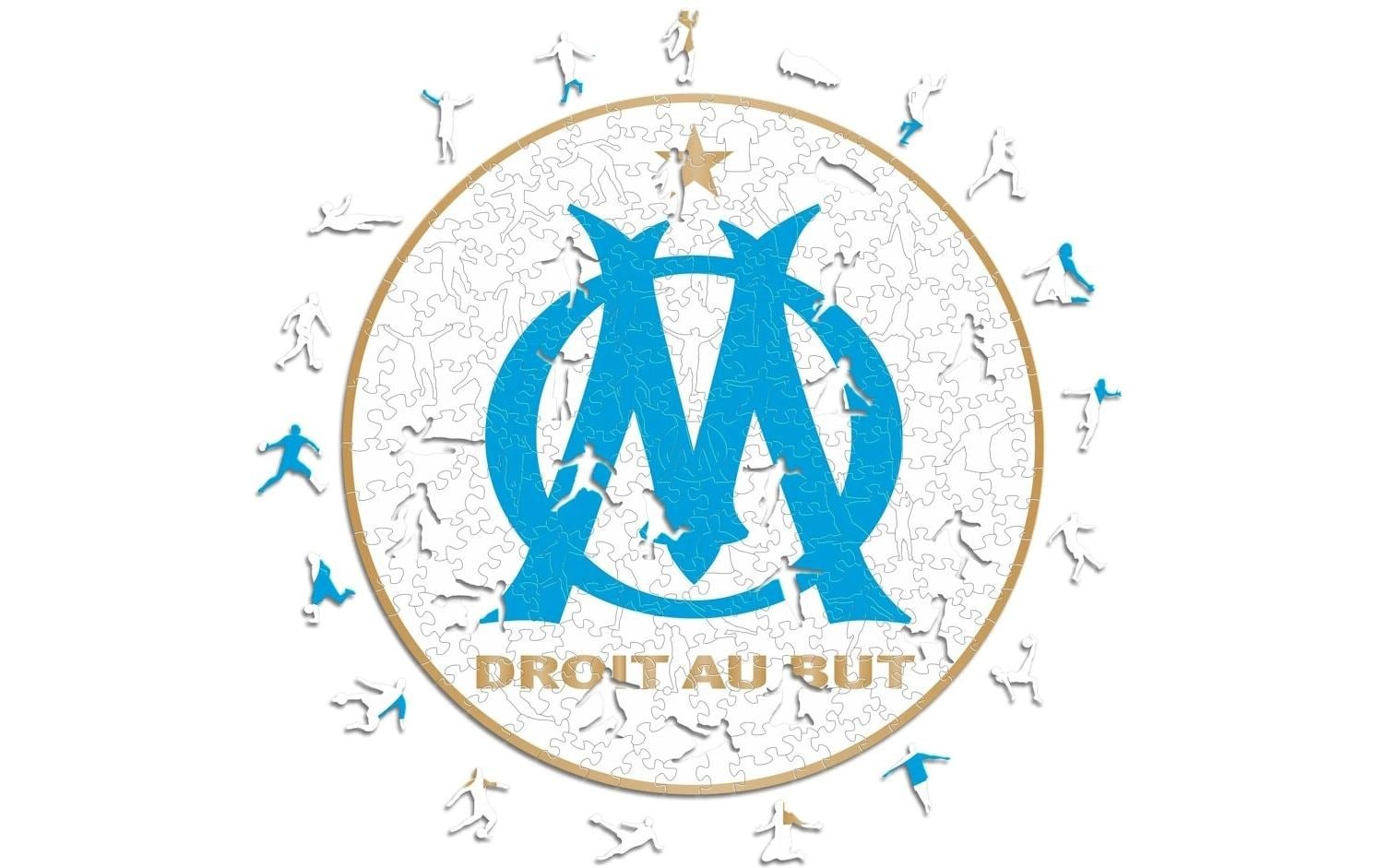 Puzzle "Iconic Olympique Marseille – Logo" Holzart: Birke (Herkunftsland: China)