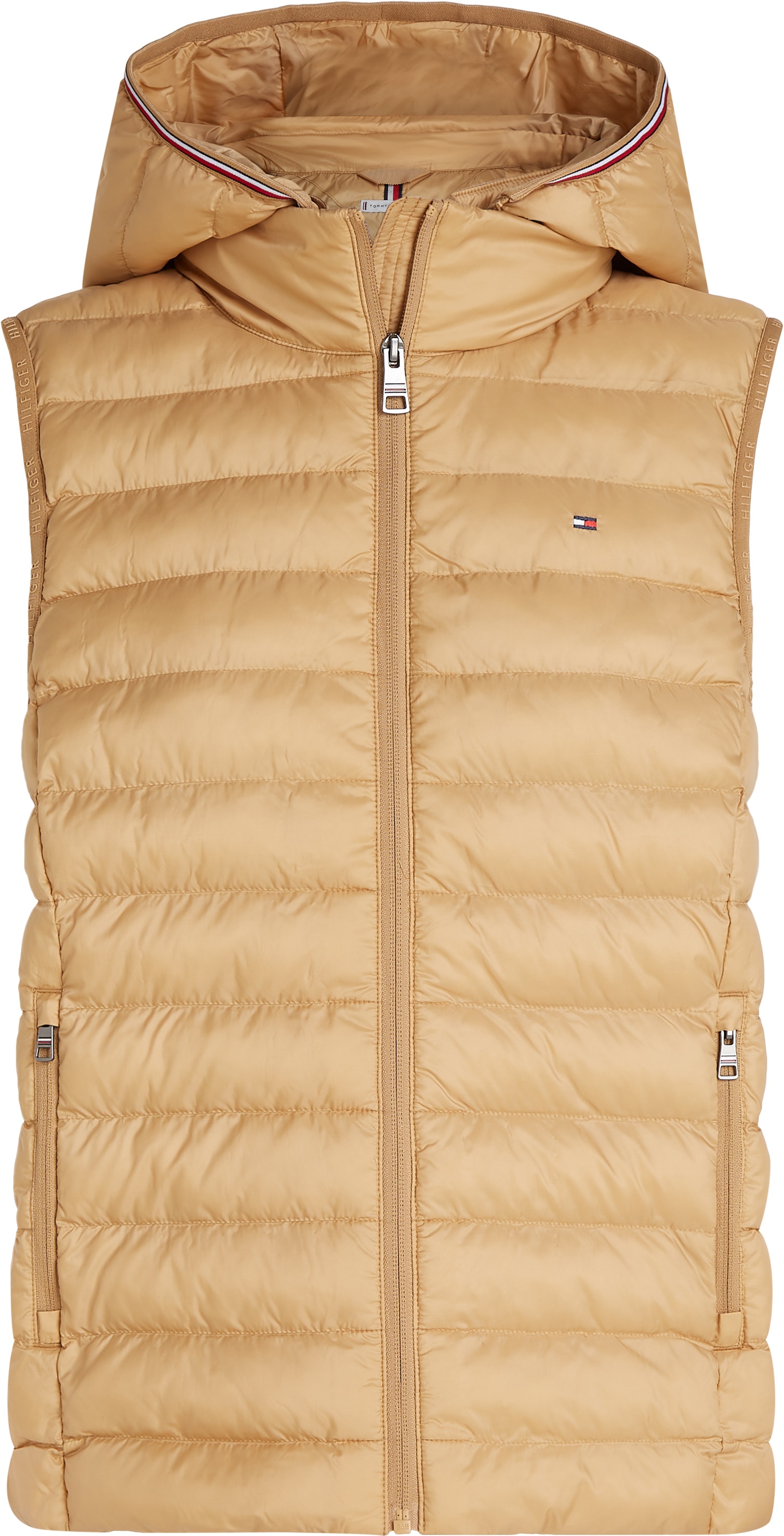 Tommy Hilfiger Steppweste »LW PADDED GLOBAL STRIPE VEST«, (Global Serie TH WOMEN), mit Elastic-Band