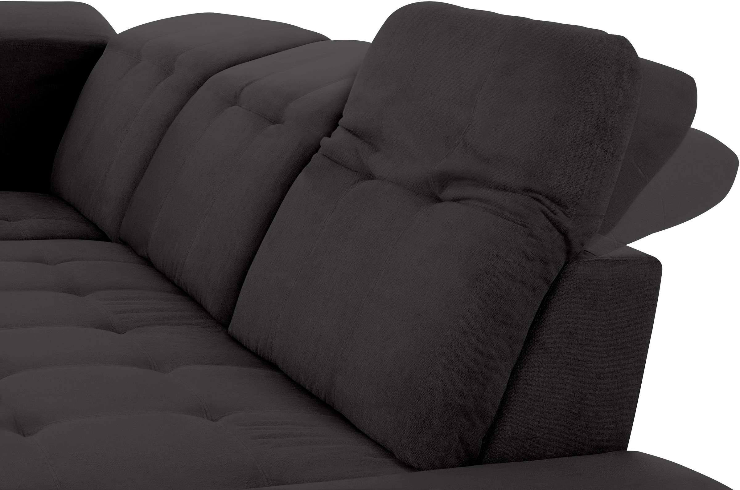 COTTA Ecksofa »Holiday L-Form mit Sitztiefen-, Armteil- und Kopfteilverstellung«, wahlweise mit Bettfunktion & Bettkasten
