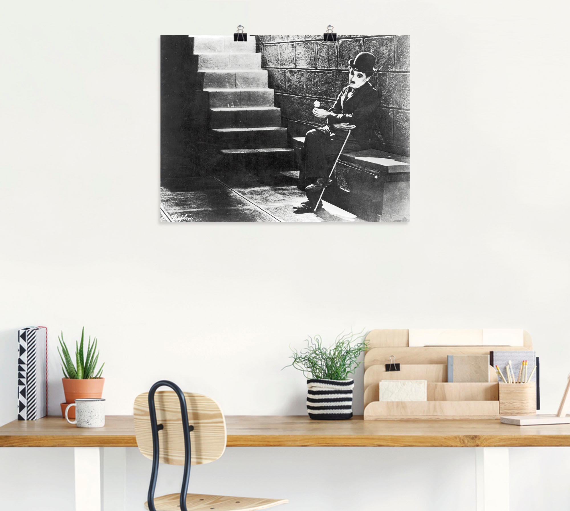 Artland Wandbild »Charlie Chaplin - Lichter der Grossstadt 1931«, Stars, (1 St.), als Poster, Wandaufkleber in verschied. Grössen