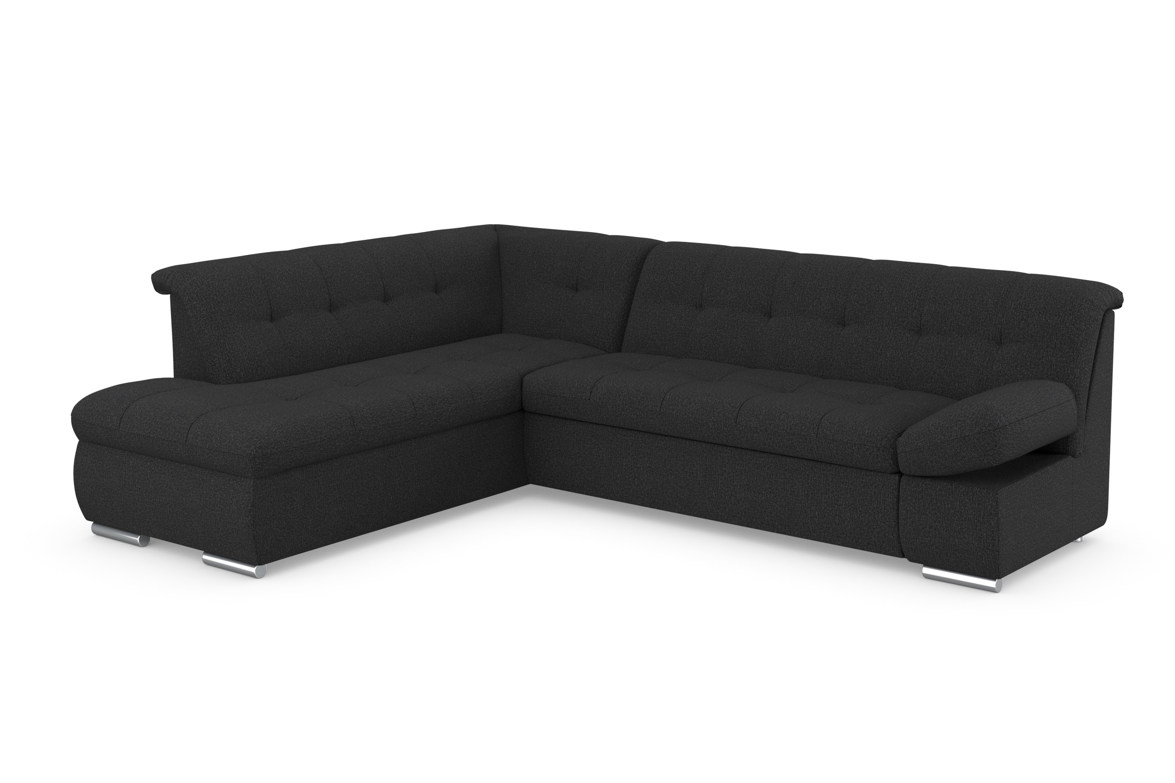 DOMO collection Ecksofa »Mona L-Form«, wahlweise mit Bett- und Armlehnfunktion