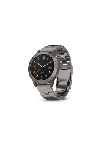 Garmin Smartwatch »Fenix 6 Sapphire Titanium Gray« kaufen