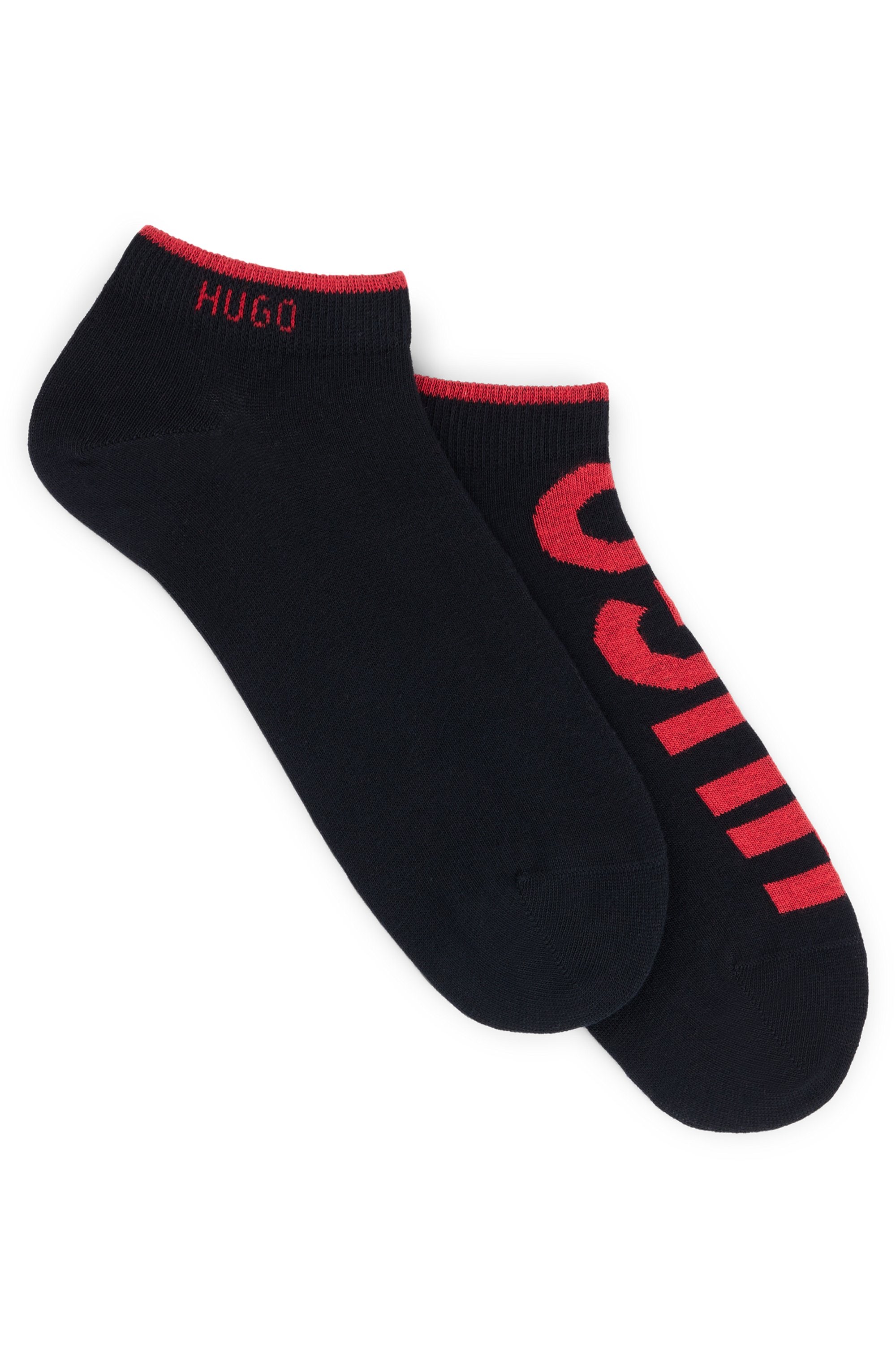 BOSS Businesssocken »2P AS Logo CC«, (Packung, 2 Paar, 2er Pack), mit grossem HUGO Logo-Schriftzug