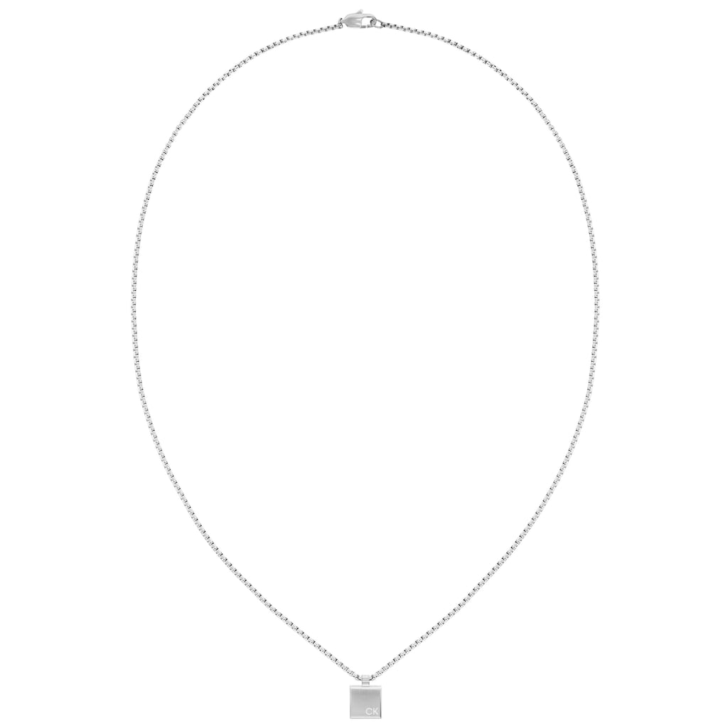 Calvin Klein Kette mit Anhänger »Schmuck Edelstahl Halsschmuck Halskette Venezianerkette SQUARES«