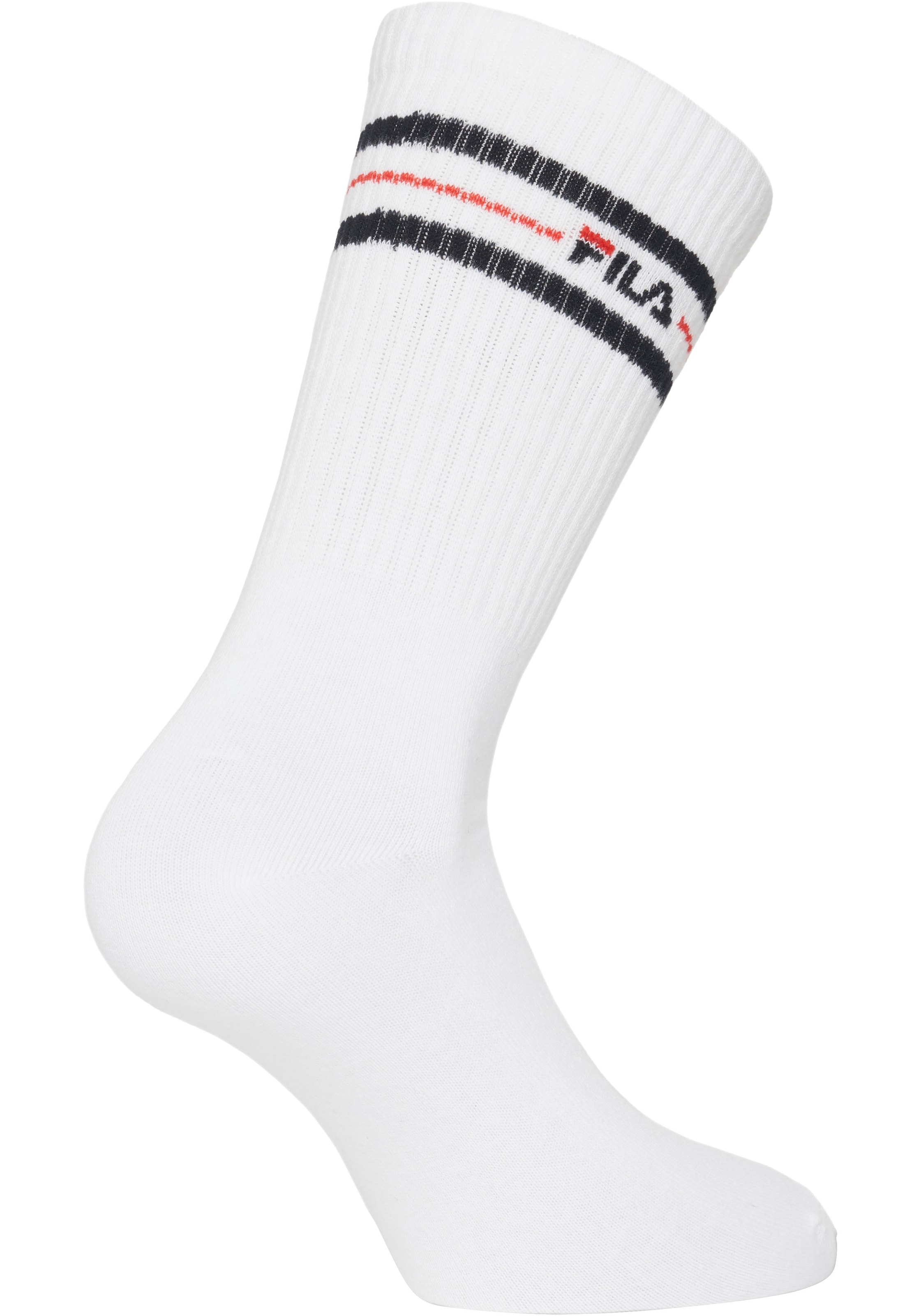 Fila Sportsocken, (6er Pack), mit eingestricktem Logo