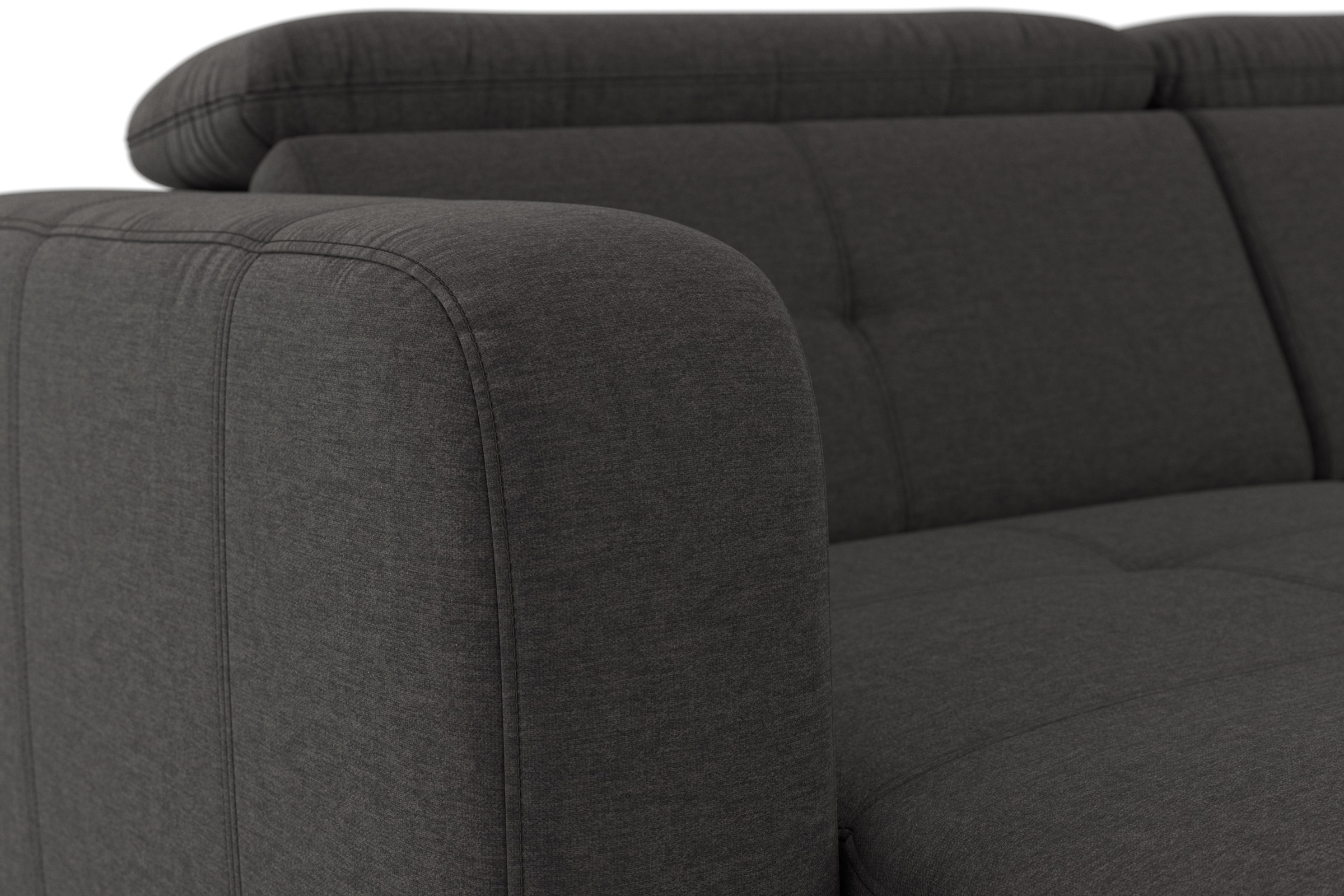 sit&more Wohnlandschaft »Belluci U-Form«, Kopfteilverstellung und Federkern, wahlweise mit Bettfunktion
