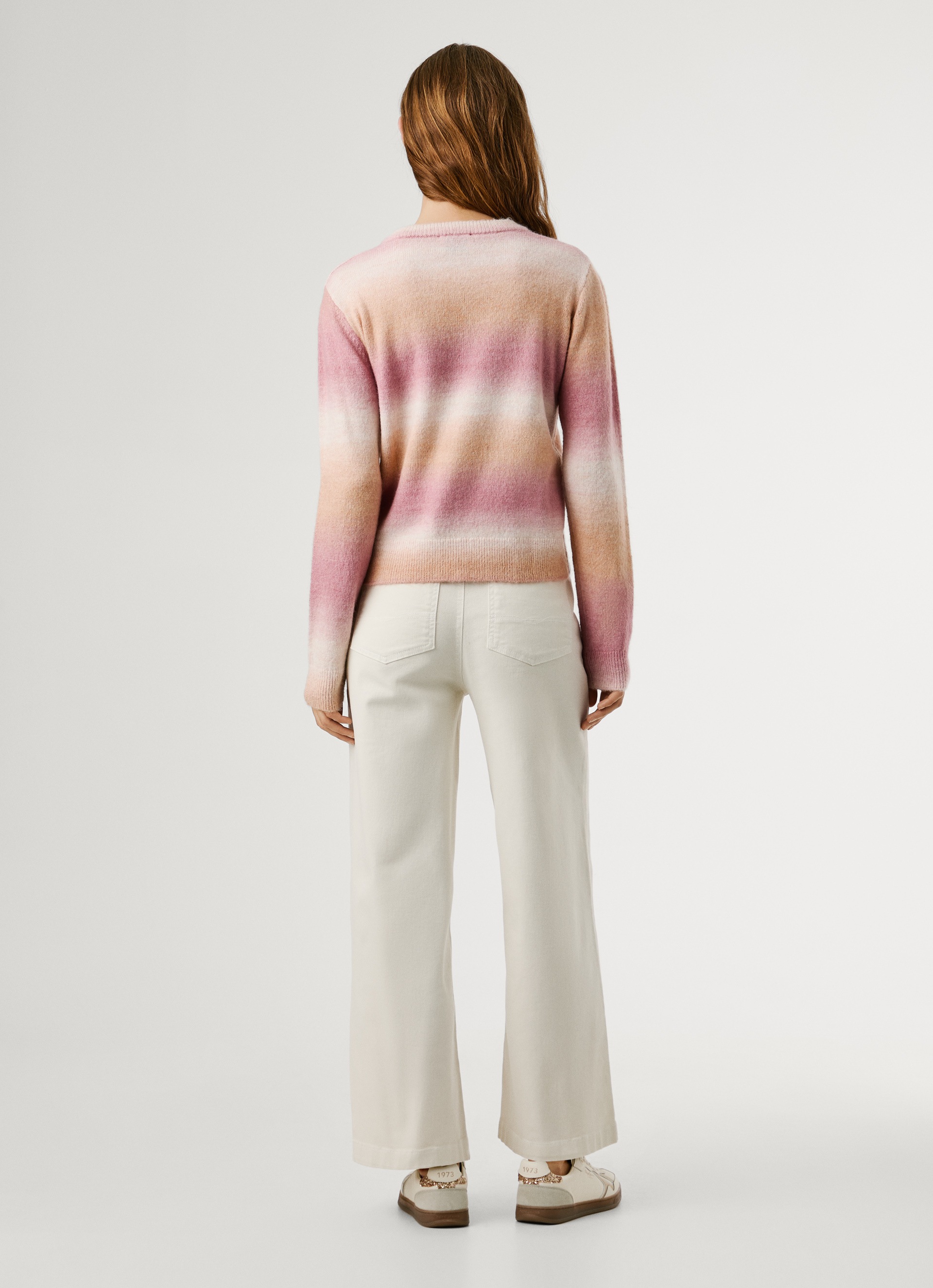 Pepe Jeans Strickpullover »COLOMBE CREW«, mit geripptem Rundhals