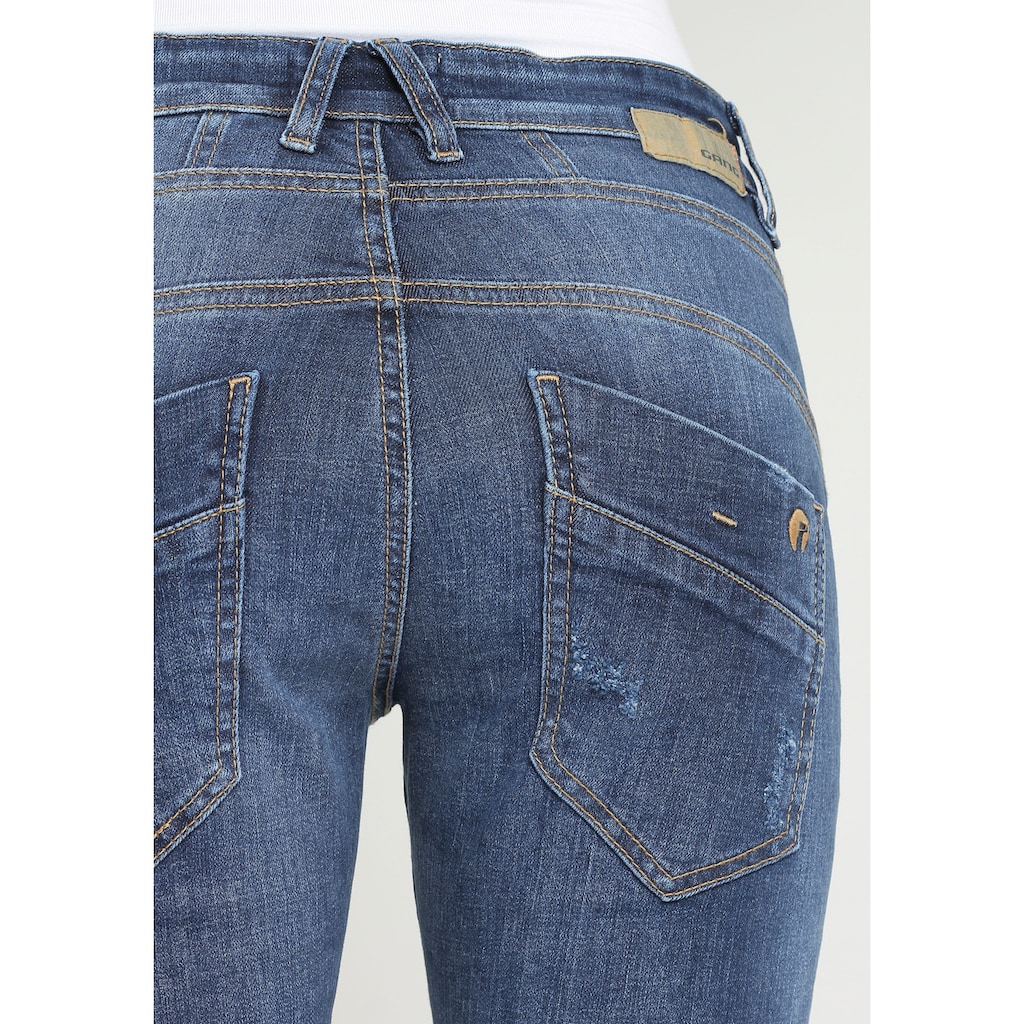 GANG 5-Pocket-Jeans »Gerda«, mit halb offener Knopfleiste