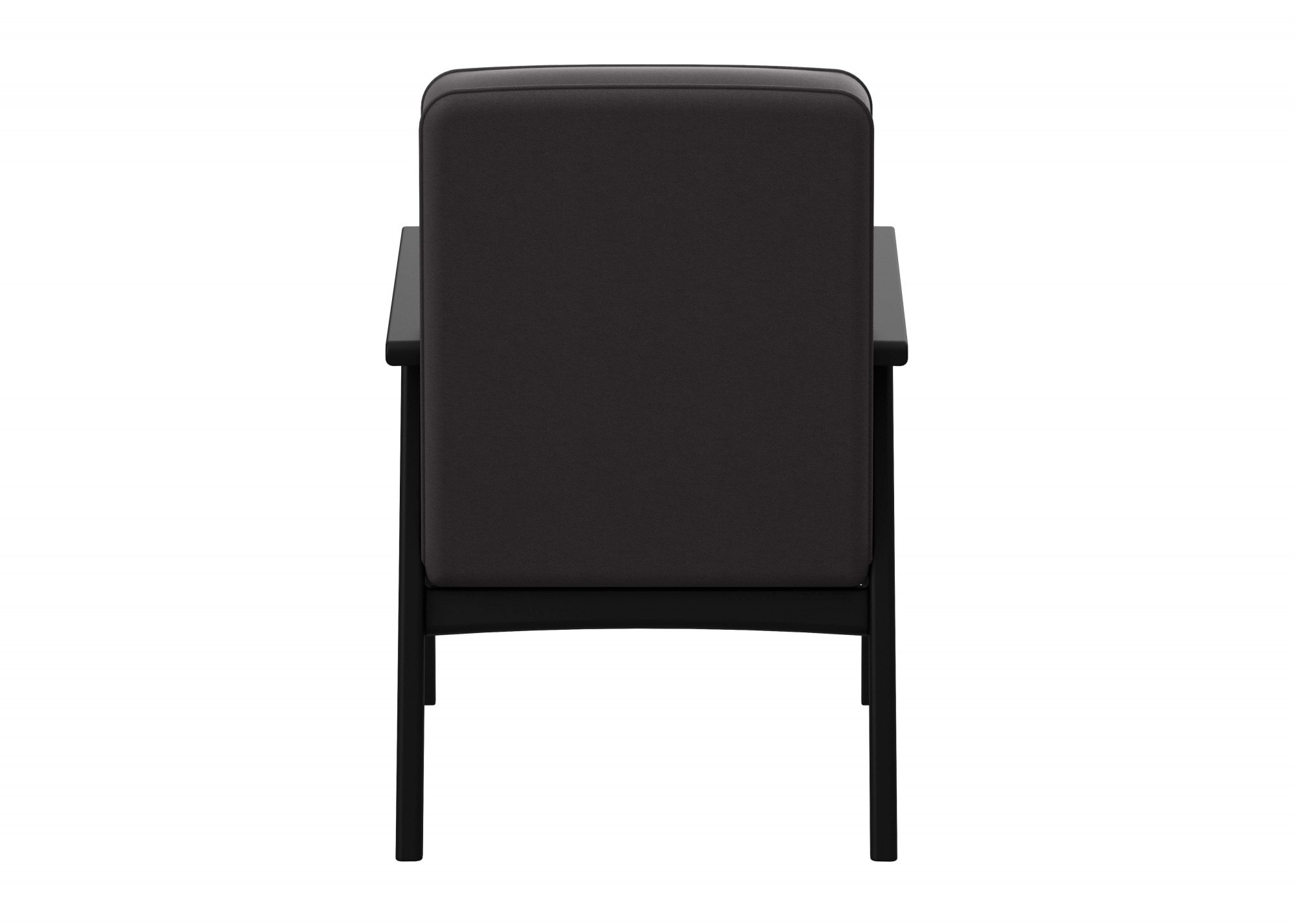 andas Sessel »Alvared«, Wellenunterfederung für hohen Sitzkomfort, Buche-Massivholz in schwarz
