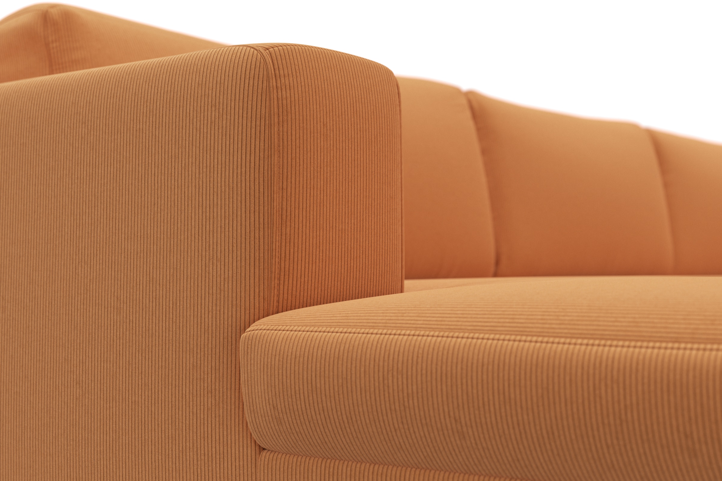 DOMO collection Wohnlandschaft »Modica U-Form«, XXL, in moderner Optik mit, 2 grosszügigen Recamieren, auch in Cord