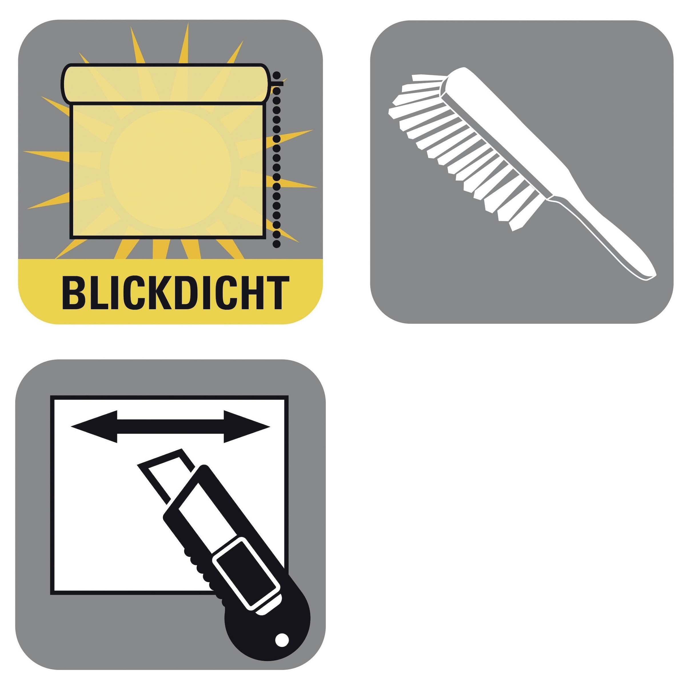 GARDINIA Seitenzugrollo freihängend, | Bohren, Motiv bestellen Triangle Jelmoli-Versand Triangle«, mit Lichtschutz, ohne »Easyfix online Rollo