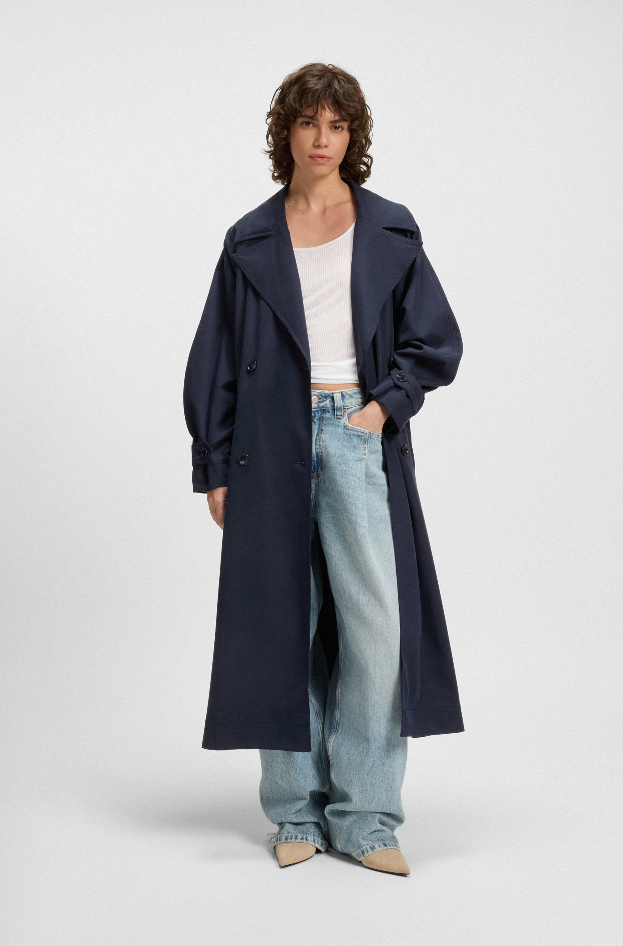 BOSS ORANGE Trenchcoat »Camina Premium Damenmode«