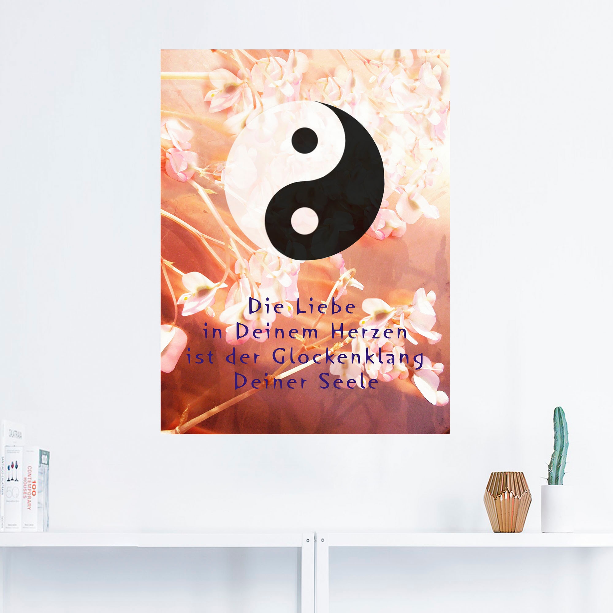 Artland Wandbild »Yin Yang Glockenklang«, Spirituelle Bilder, (1 St.), als Poster, Wandaufkleber in verschied. Grössen