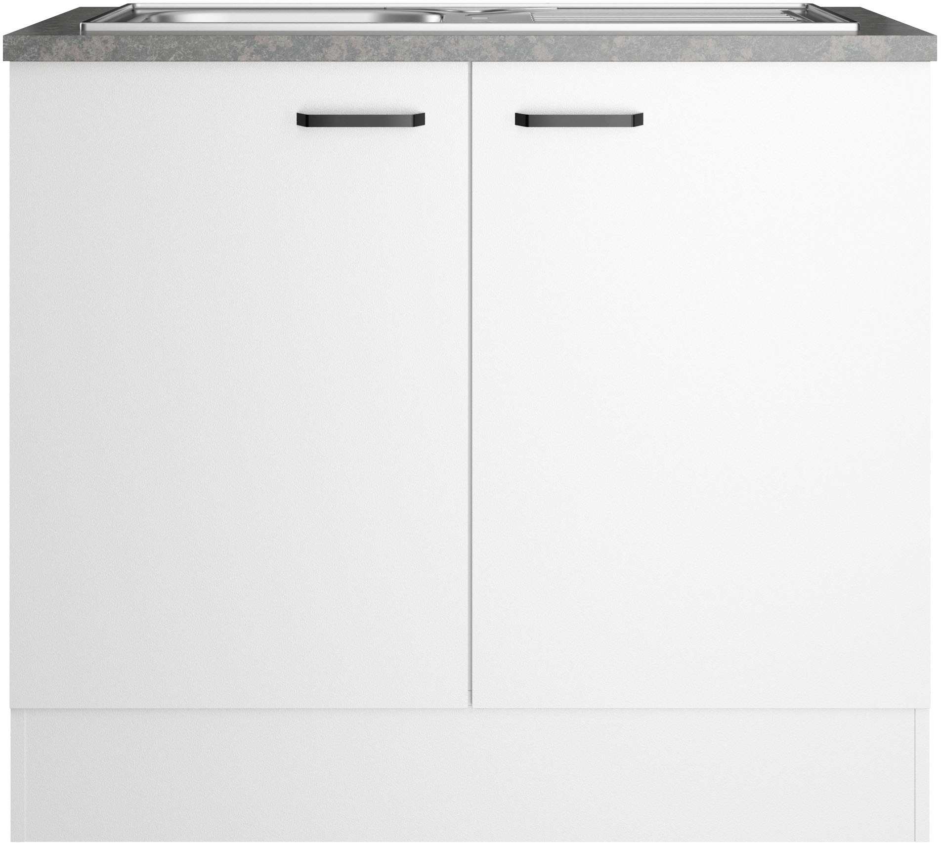 OPTIFIT Spülenschrank "OPTImulti" Breite 100 cm, Tiefe 60 cm, inkl. Arbeitsplatte und Einbauspüle