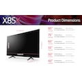 Sony LCD-LED Fernseher »KD-75X85K«, 189 cm/75 Zoll, 4K Ultra HD, Smart-TV-Google TV, High Dynamic Range (HDR), 2022 Modell