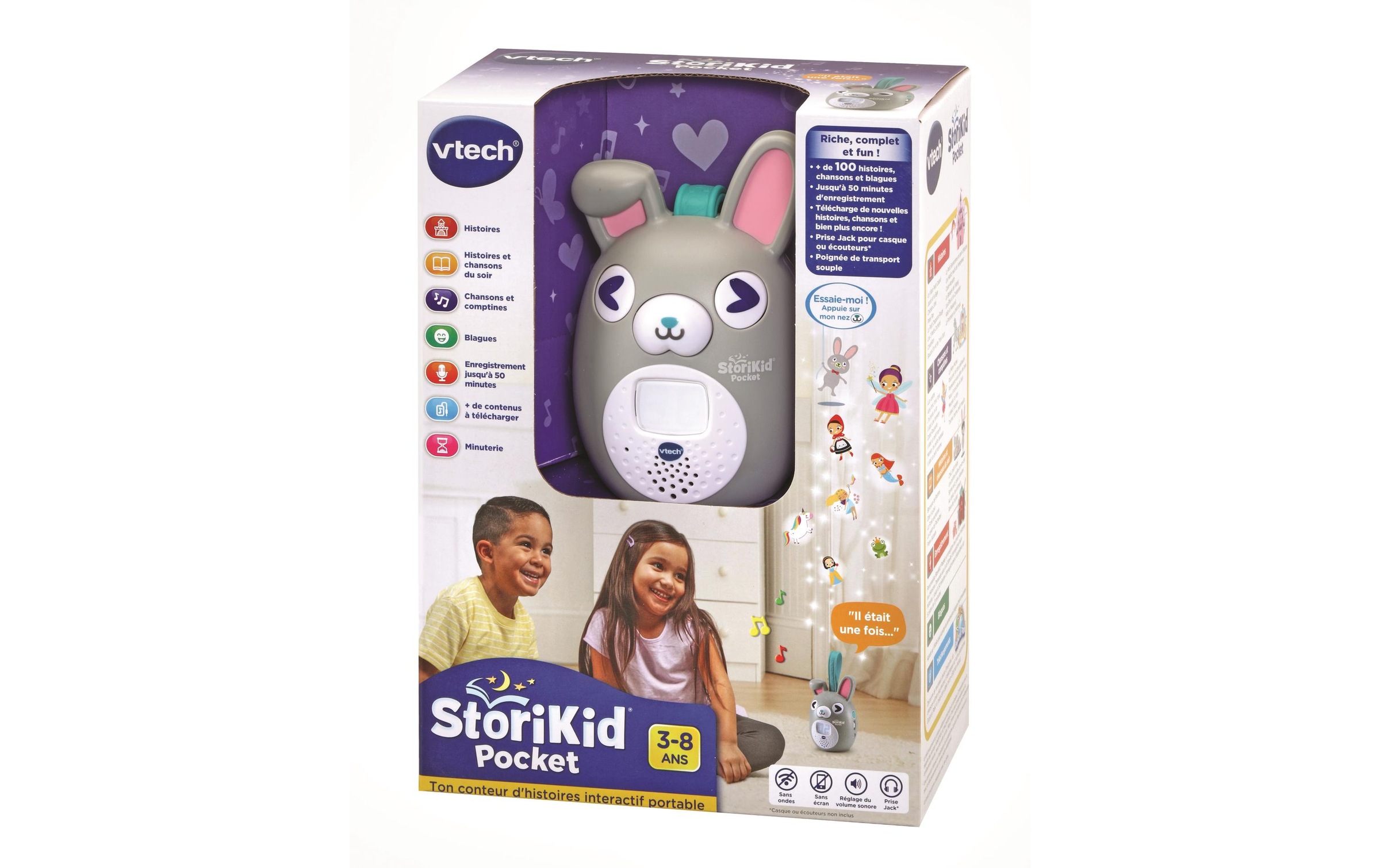 Vtech® Hörbuch »Hörbuch StoriKid Pocket (grau)«