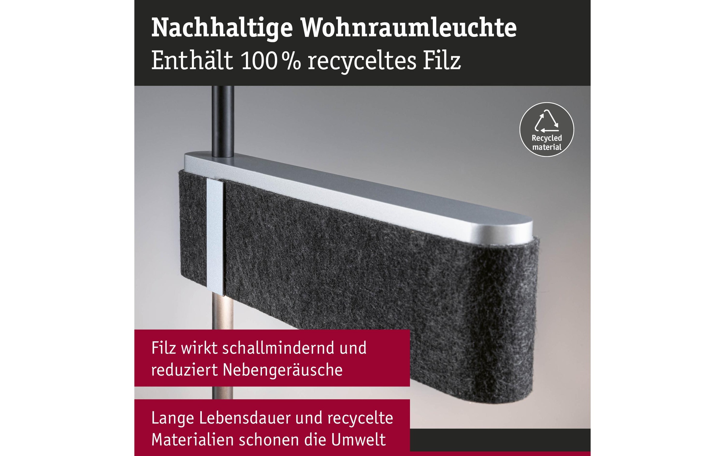 Paulmann LED Stehlampe »Jagun 2700K 20.4W«, 1 flammig