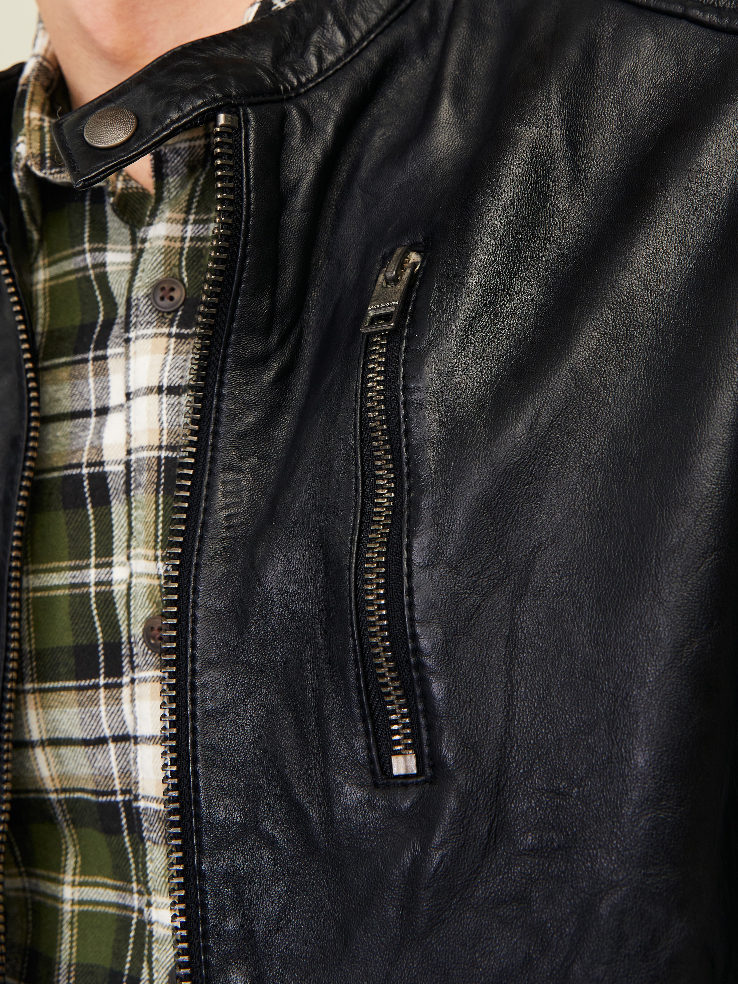 Jack & Jones Lederjacke »JJERICHARD LEATHER JACKET NOOS«