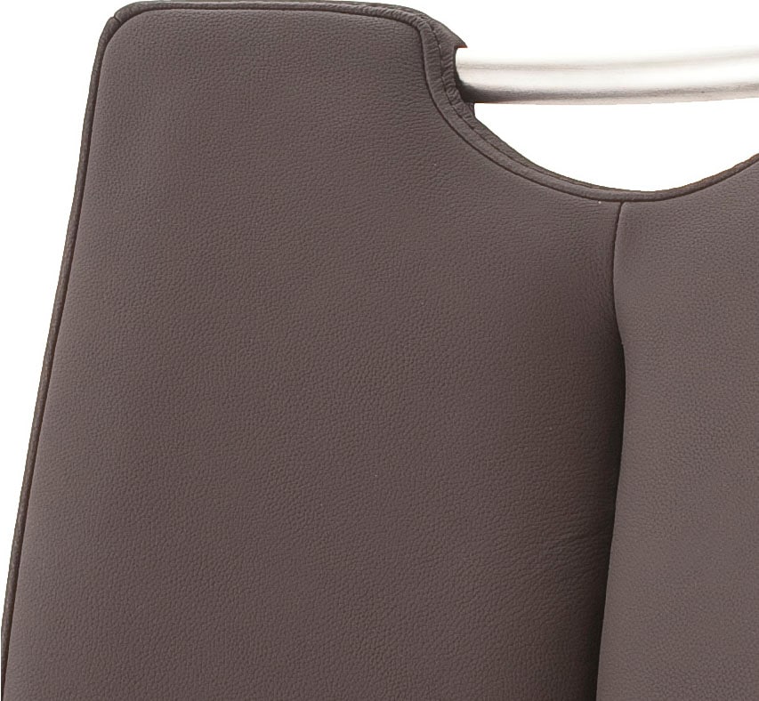 MCA furniture Freischwinger »Artos«, (Set), 2 St., Leder, Stuhl mit Echtlederbezug, bis 140 Kg belastbar