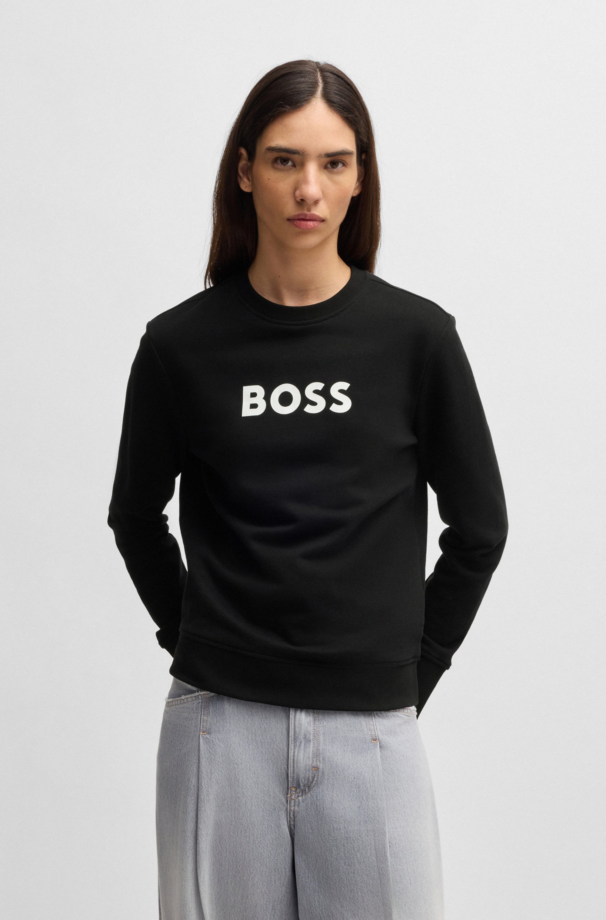 BOSS ORANGE Sweatshirt »C_Elaboss_6«, mit Rundhalsausschnitt