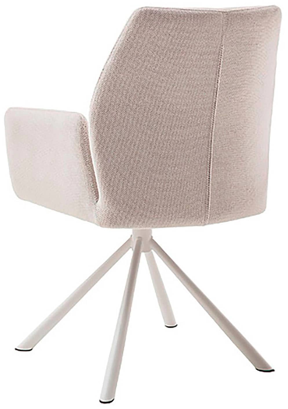 MCA furniture 4-Fussstuhl »BEVERLY«, (Set), 2 St., Chenilleoptik, Esszimmerstuhl,Chenilleoptik,360°drehbar,Sitzhöhe 49cm,belastbar 120kg