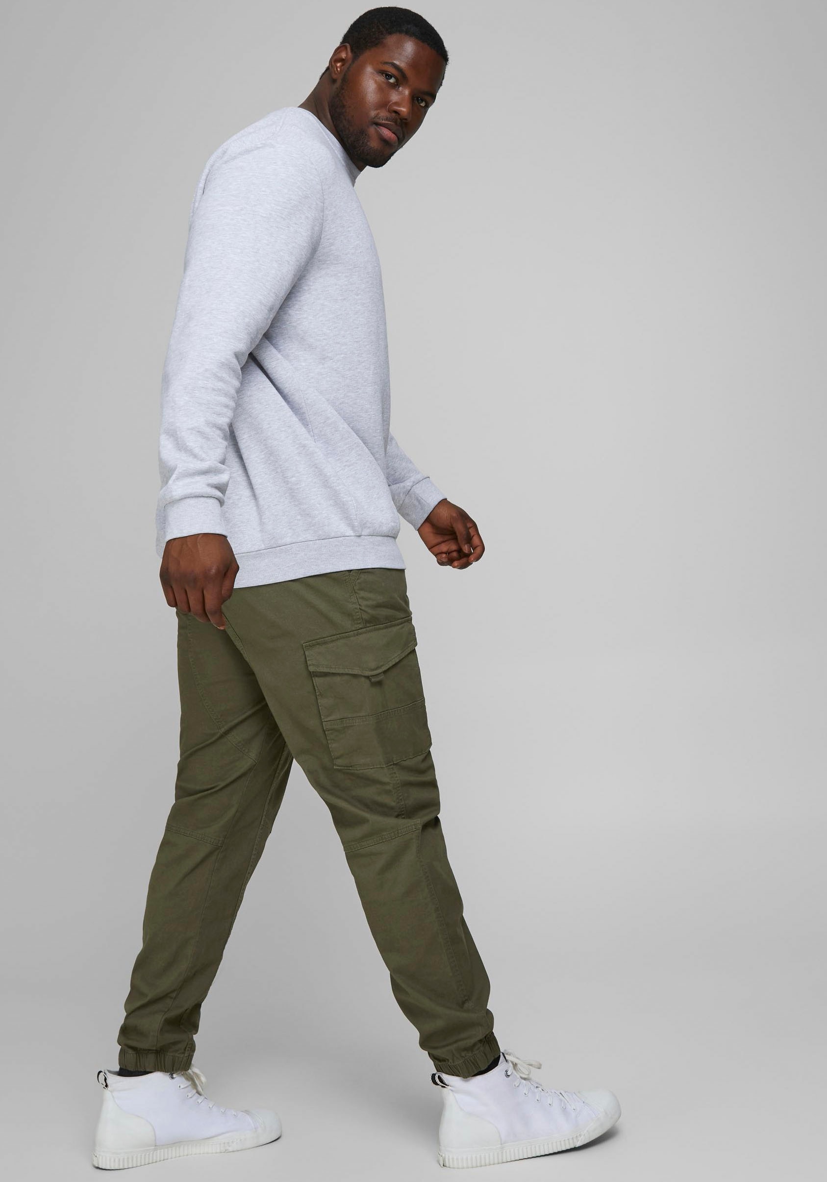 Jack & Jones PlusSize Cargohose »PAUL FLAKE«, Bis Weite 48
