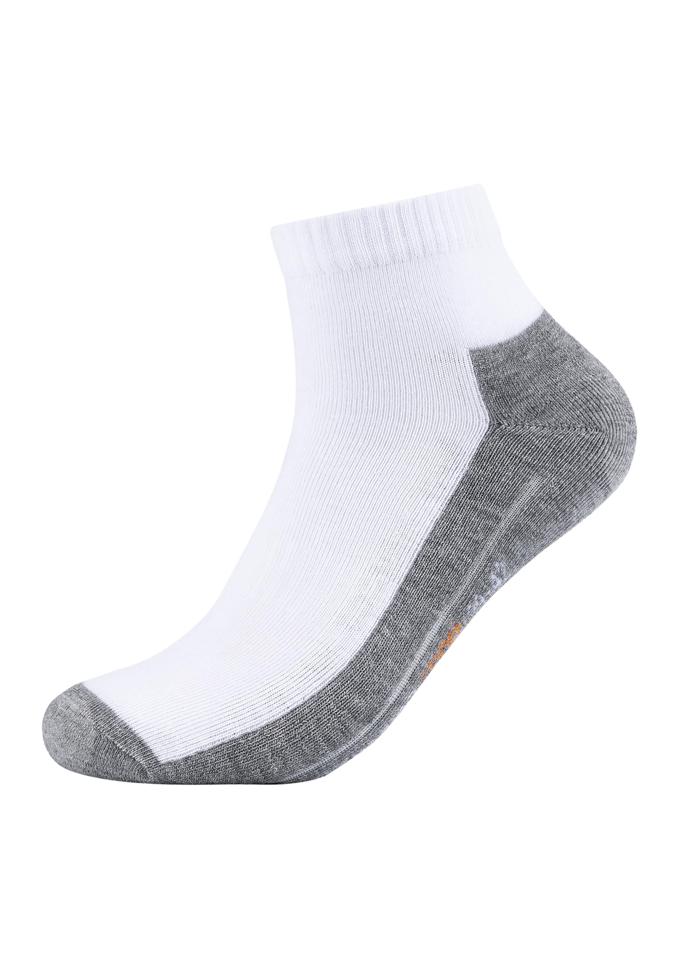 Camano Sportsocken, (4er Pack), mit entlastender Halbplüschsohle