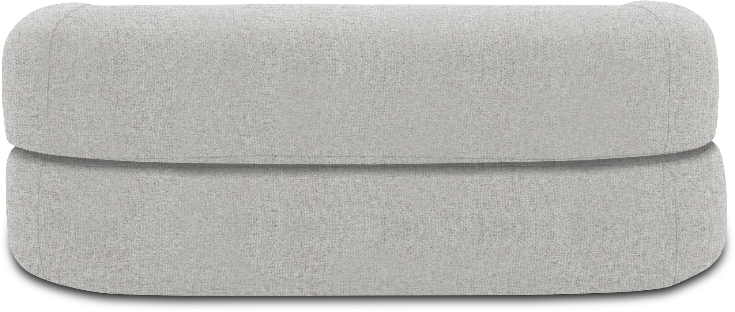 INOSIGN Schlafsofa »Denair oval Federkern, Bettsofa, organisches Design. Breite 208cm«, 2-Sitzer durch Klappen verwandeln in eine Liegefläche
