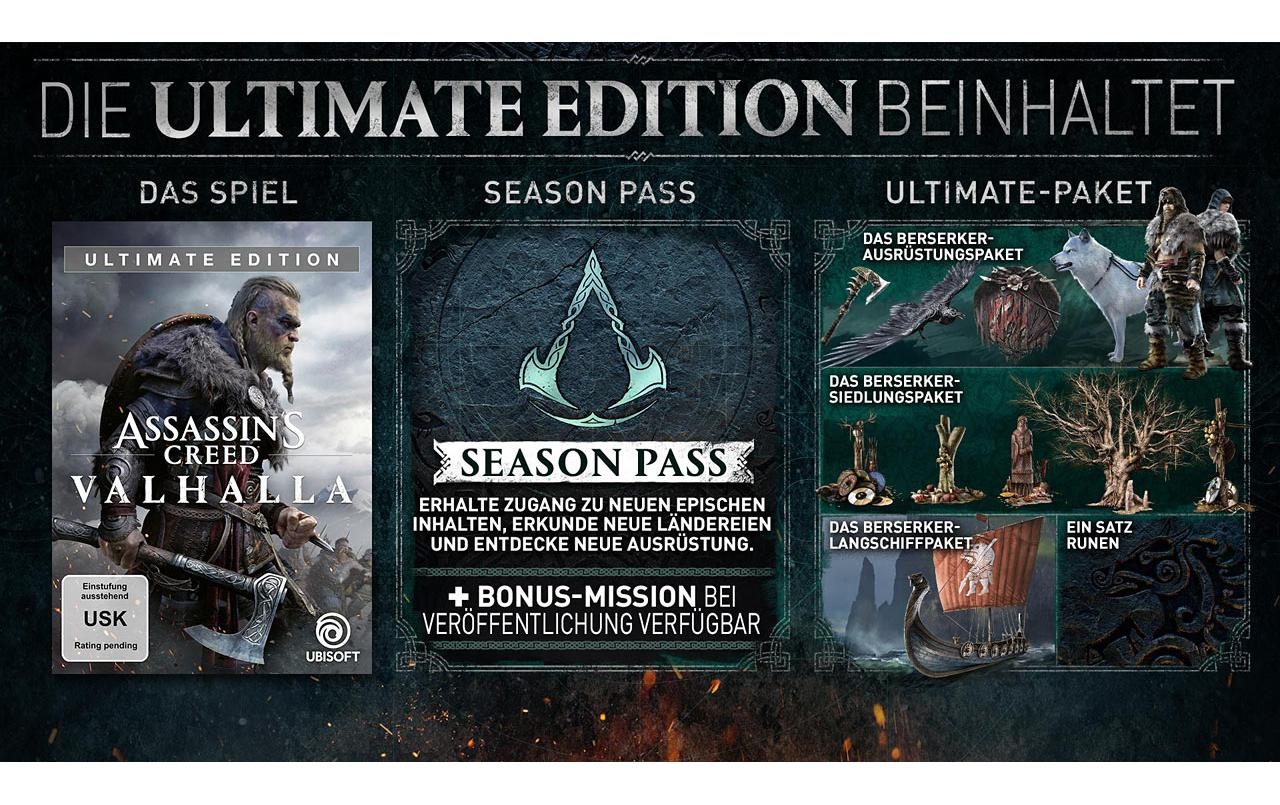 UBISOFT Spielesoftware »Ubisoft Assassin's Creed Valhalla Ultimate Edition«, Xbox Series X, Standard Edition