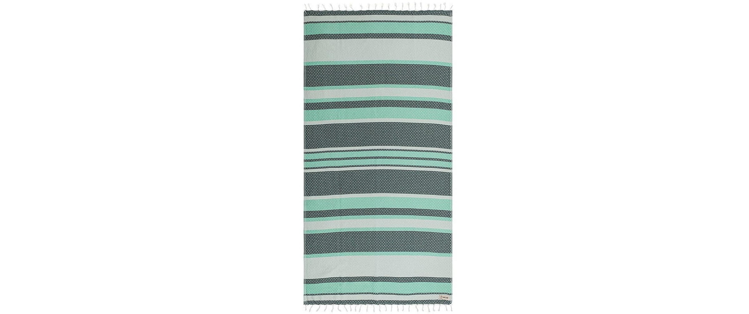 Strandtuch "Haushaltsware JADE DOBBY STRIPE 94 x 170 cm" schnelltrocknend