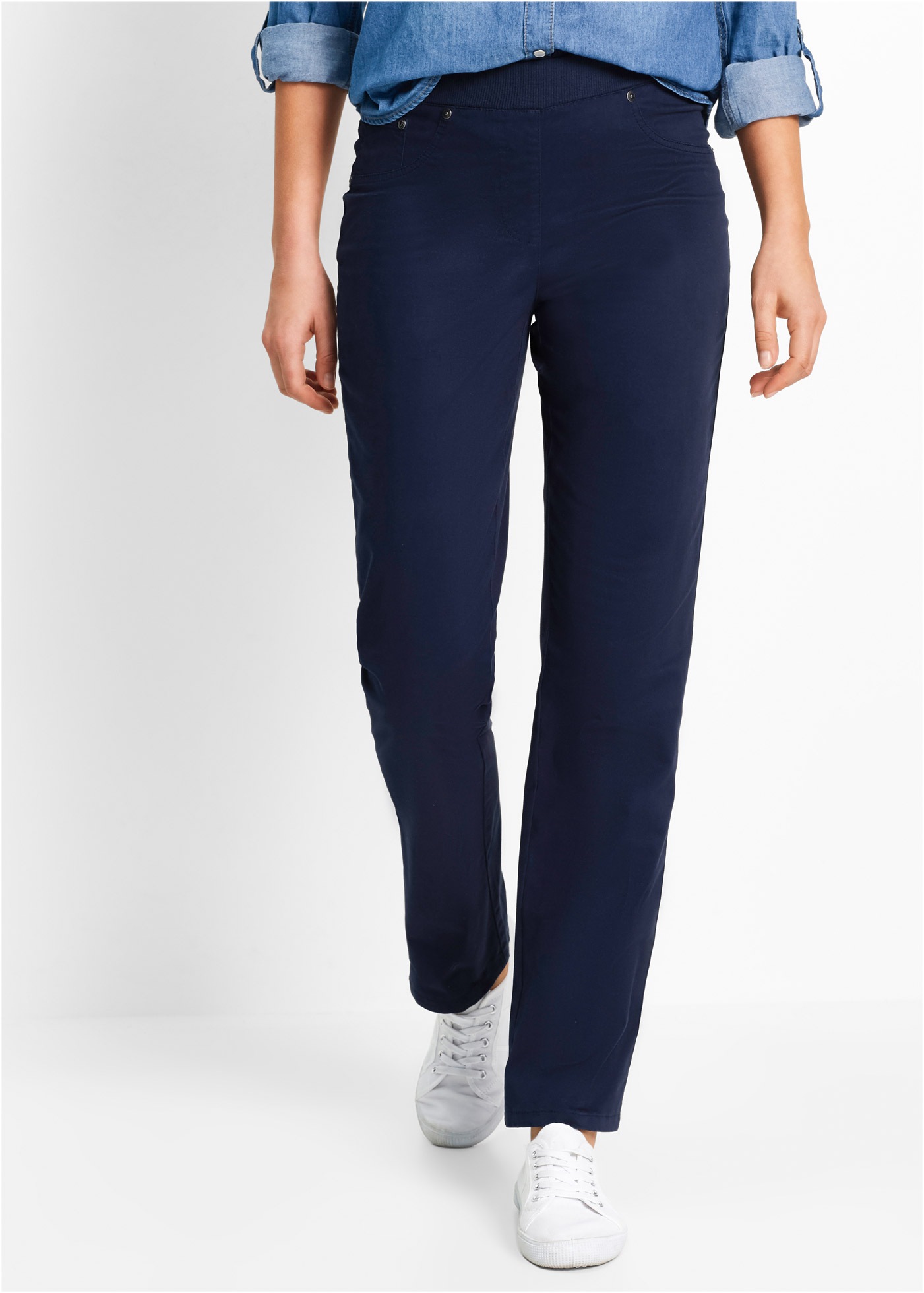 bonprix Schlupfhose »Twill Treggings aus elastischem Baumwoll-Mix« Twill Treggings aus elastischem Baumwoll-Mix