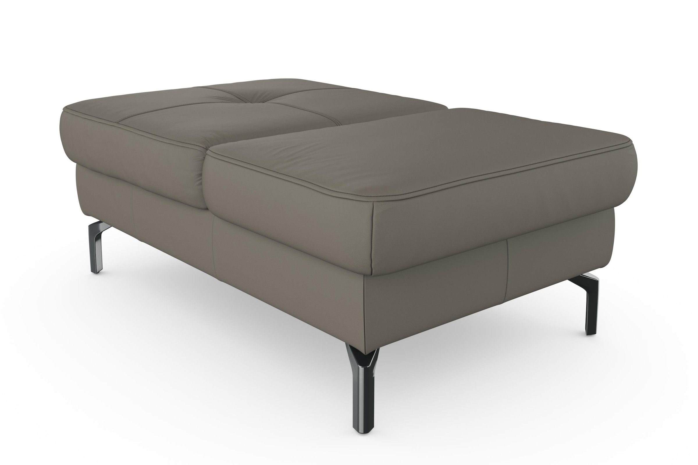 sit&more Hocker »Bendigo«, mit Klappfunktion, Bodenfreiheit 15 cm, wahlweise in 2 Fussfarben
