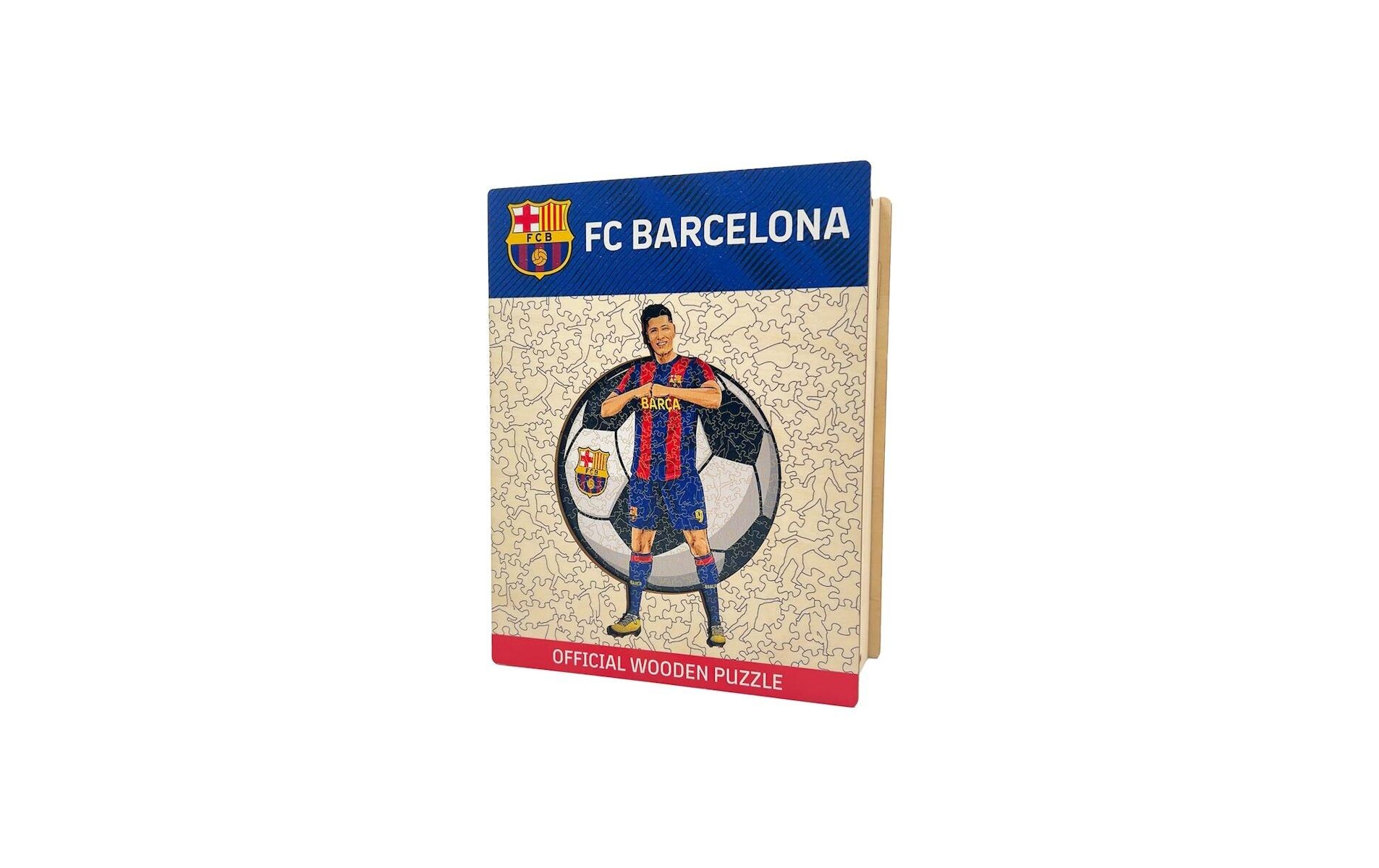Puzzle »Iconic FC Barcelona – Robert Lewandowski«, Holzart: Birke (Herkunftsland: China)